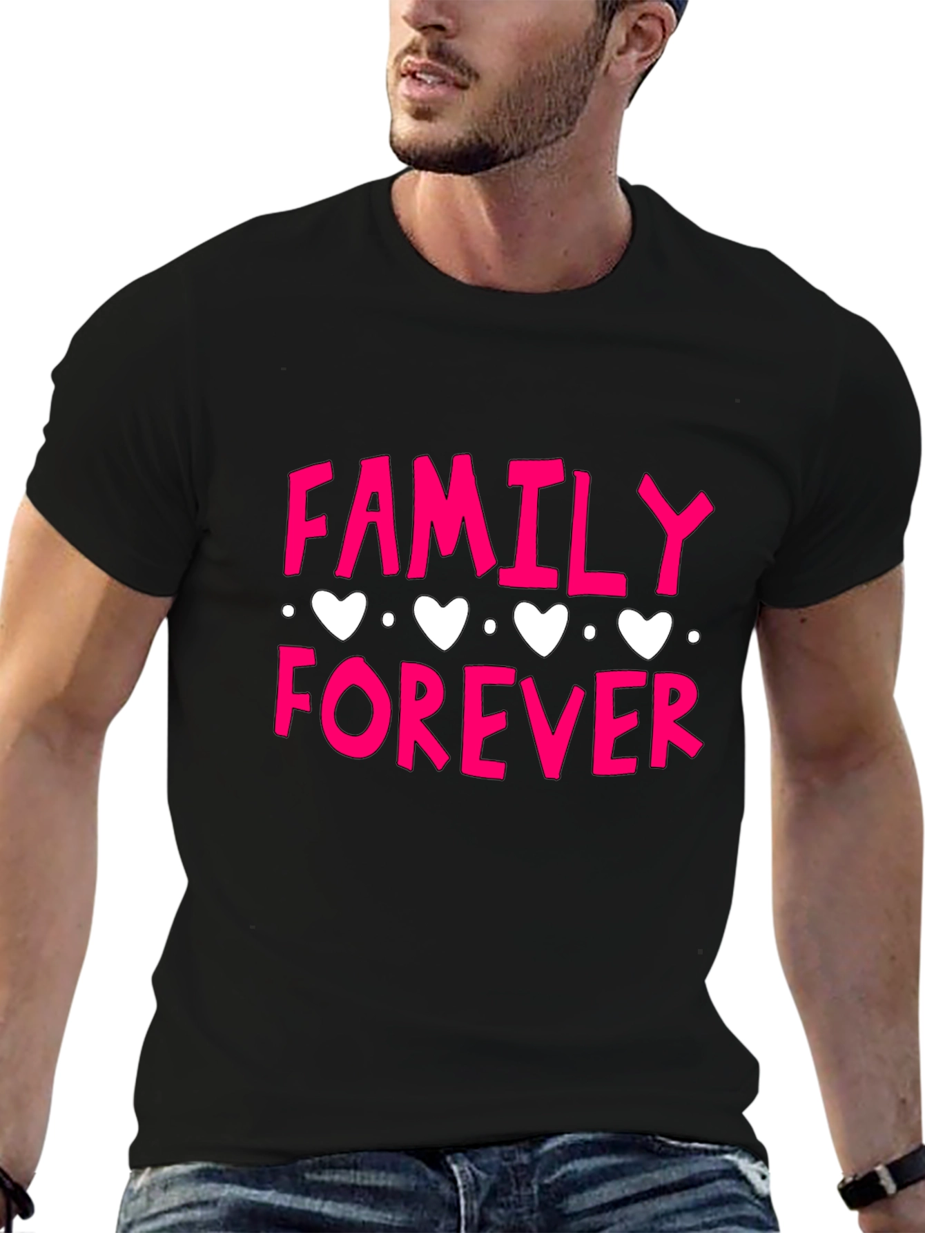Family Forever Graphic T-Shirt