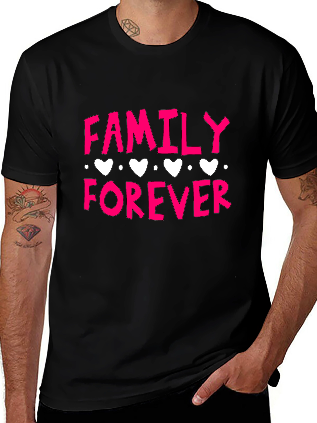 Family Forever Graphic T-Shirt