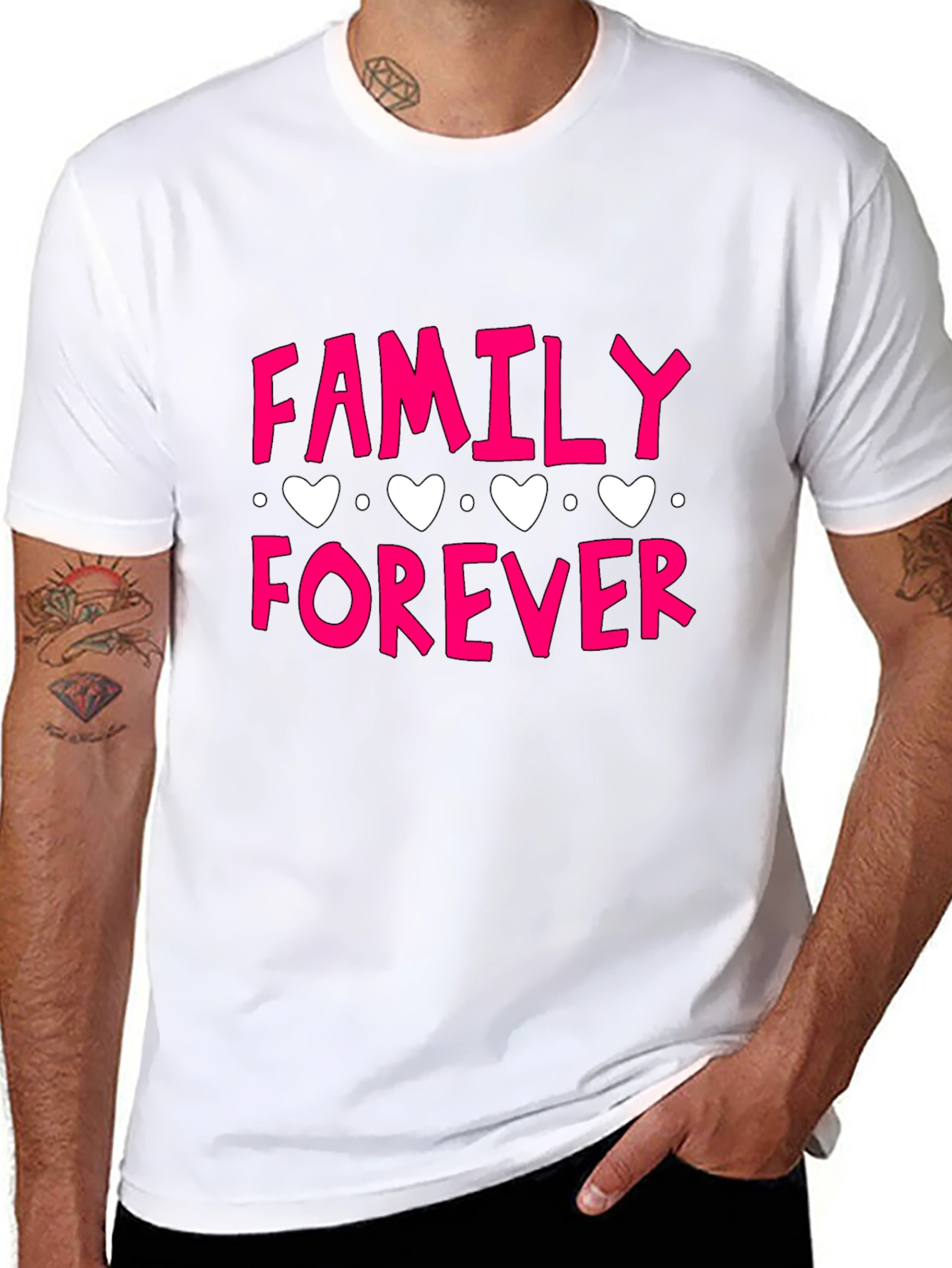 Family Forever Graphic T-Shirt