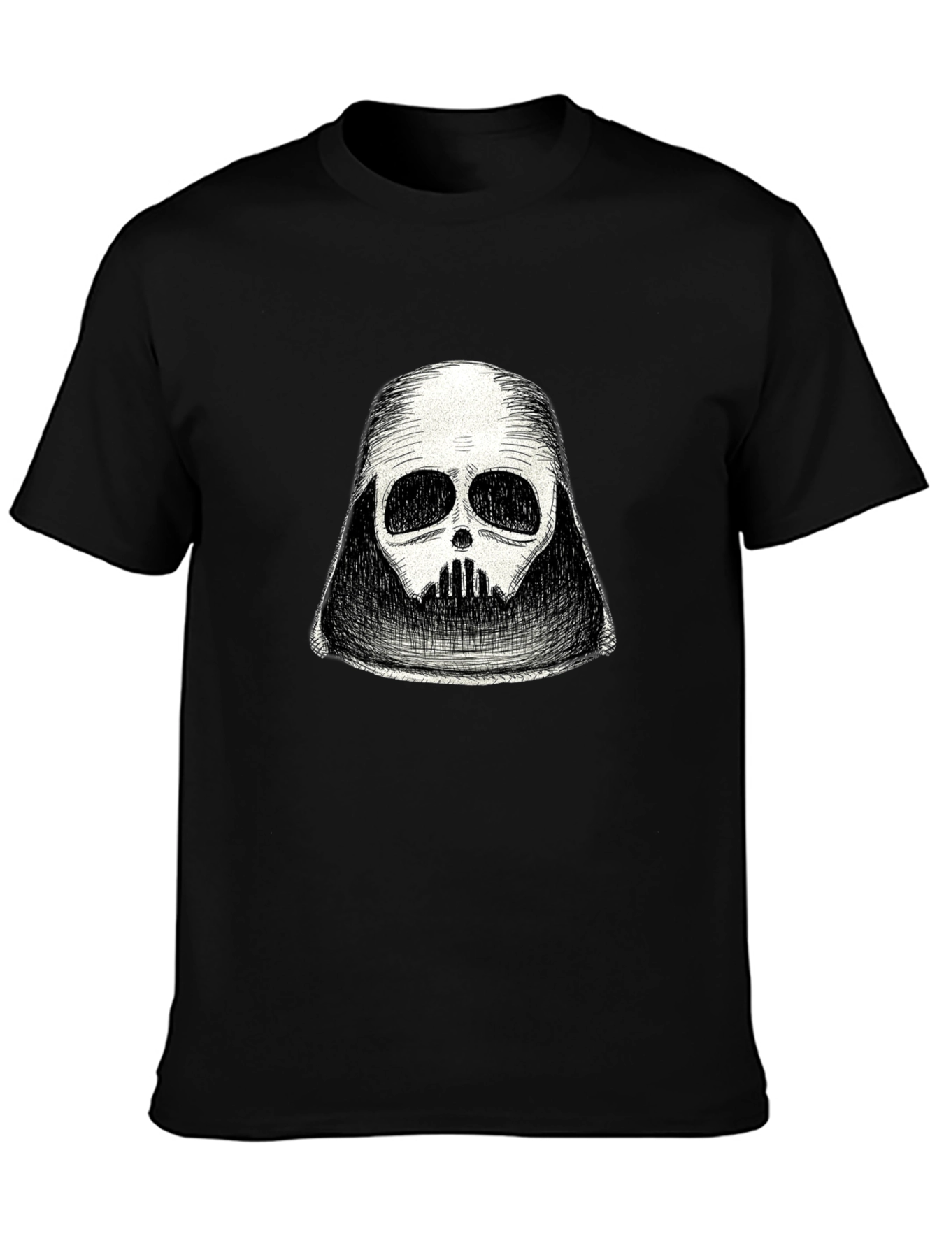 Darth Vader Sketch T-Shirt - Black Graphic Tee