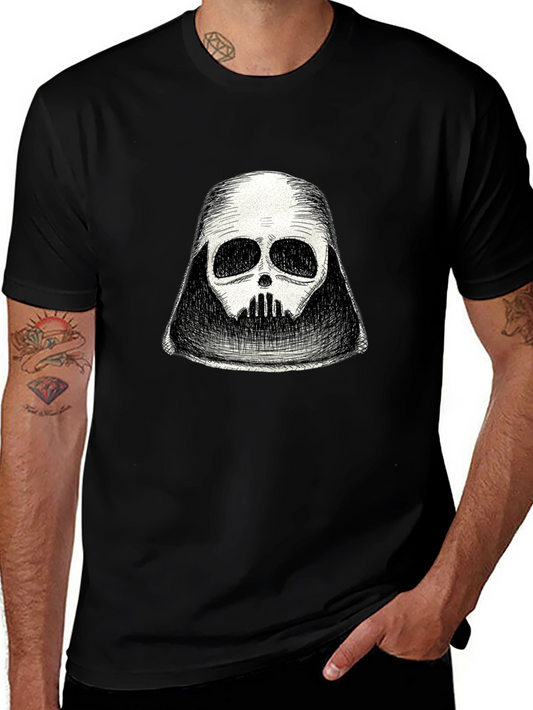 Darth Vader Sketch T-Shirt - Black Graphic Tee