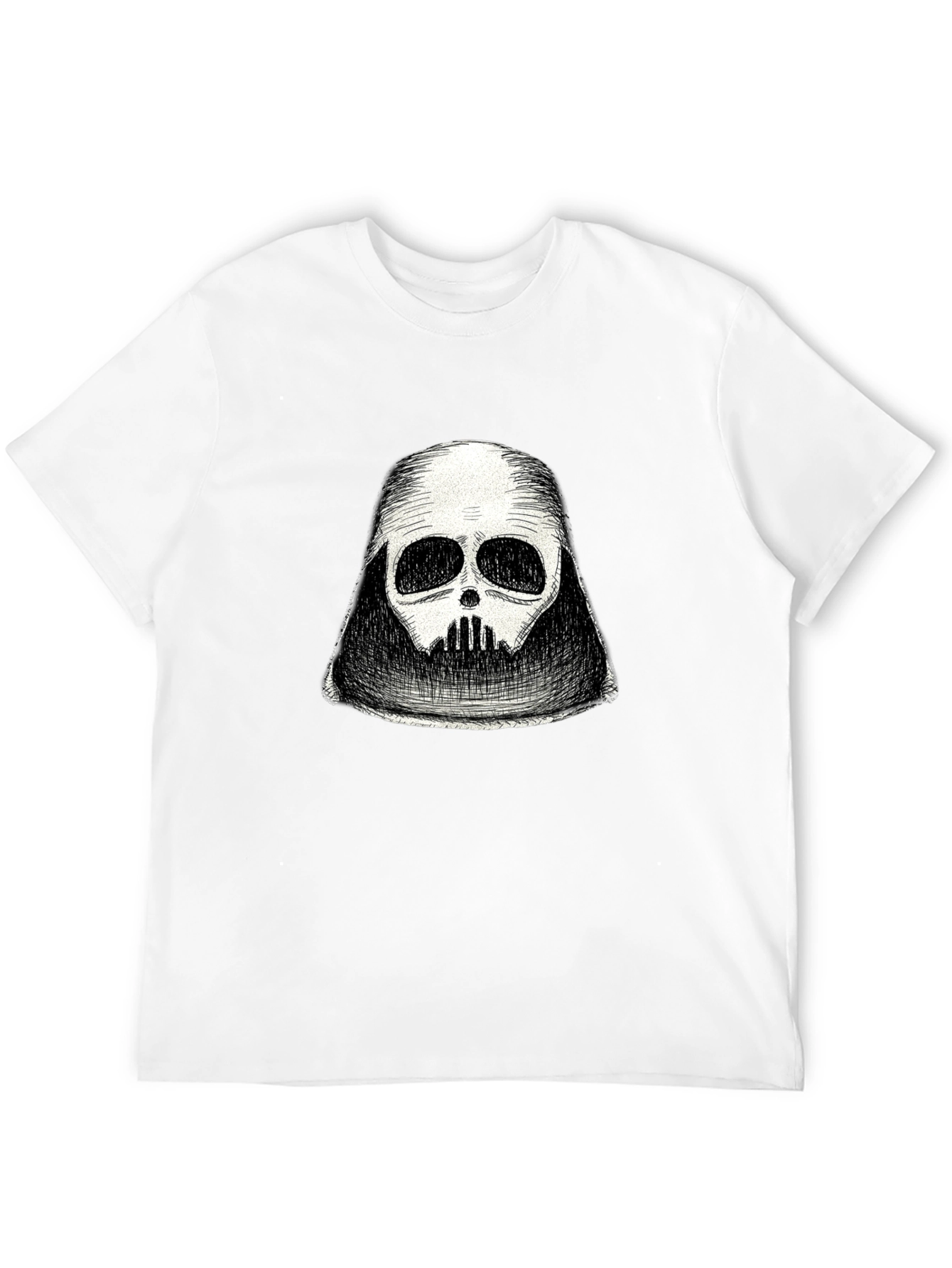 Darth Vader Sketch T-Shirt - Black Graphic Tee