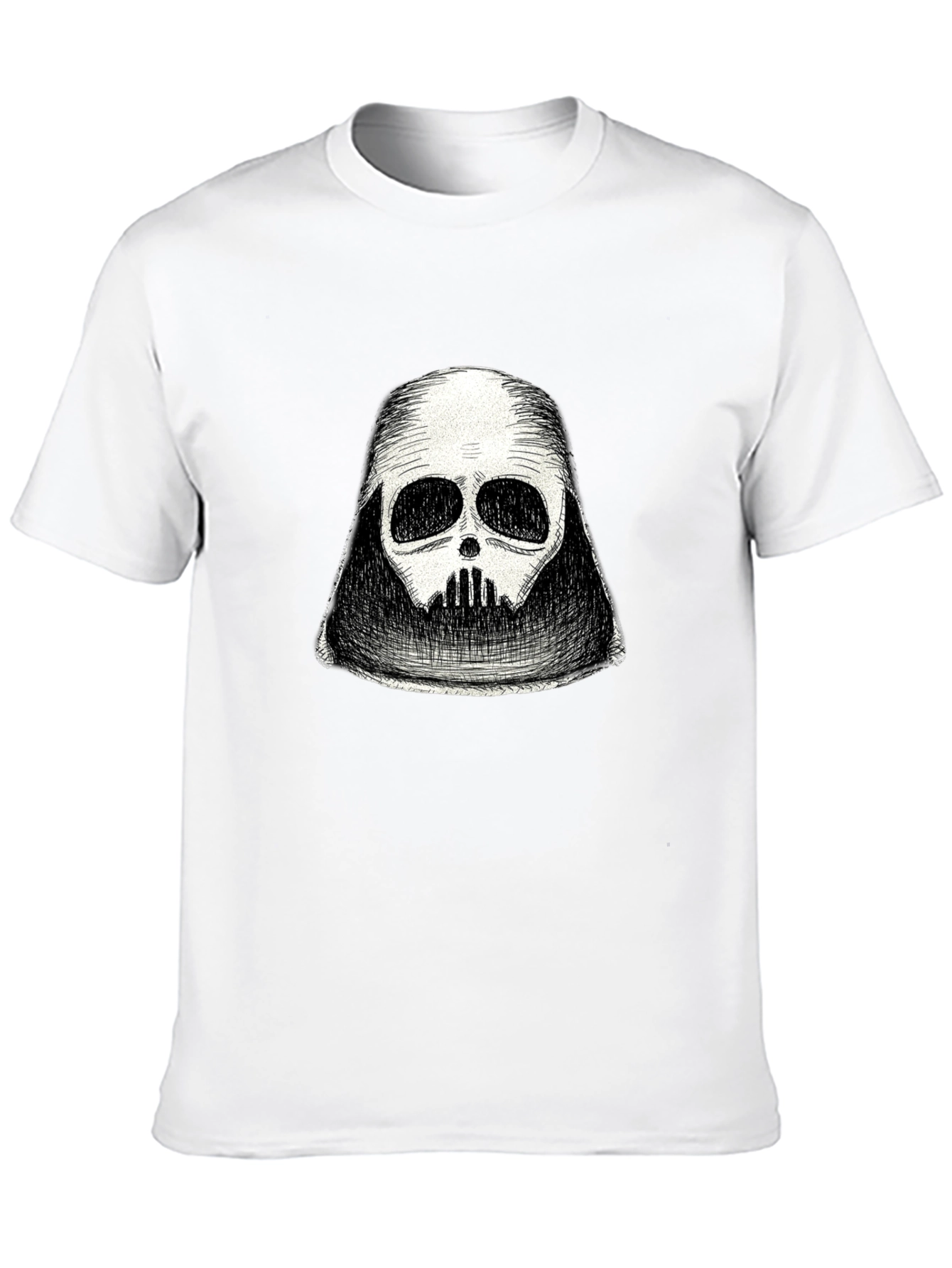 Darth Vader Sketch T-Shirt - Black Graphic Tee