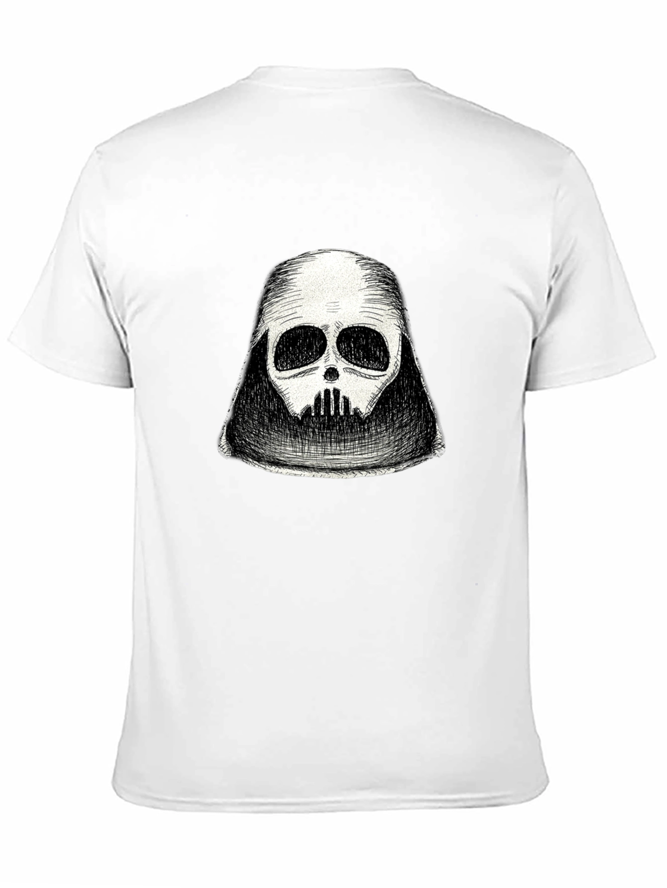 Darth Vader Sketch T-Shirt - Black Graphic Tee