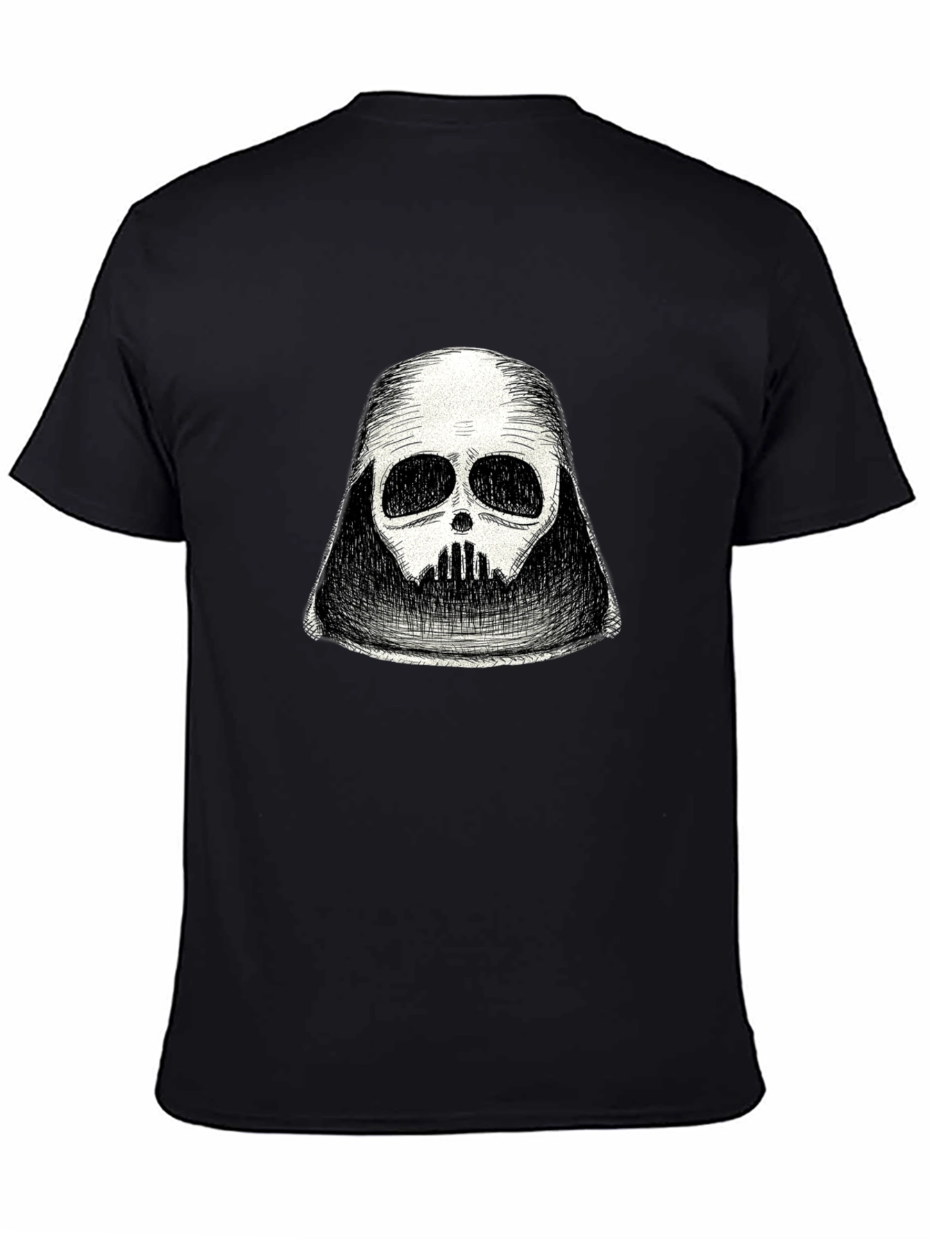 Darth Vader Sketch T-Shirt - Black Graphic Tee