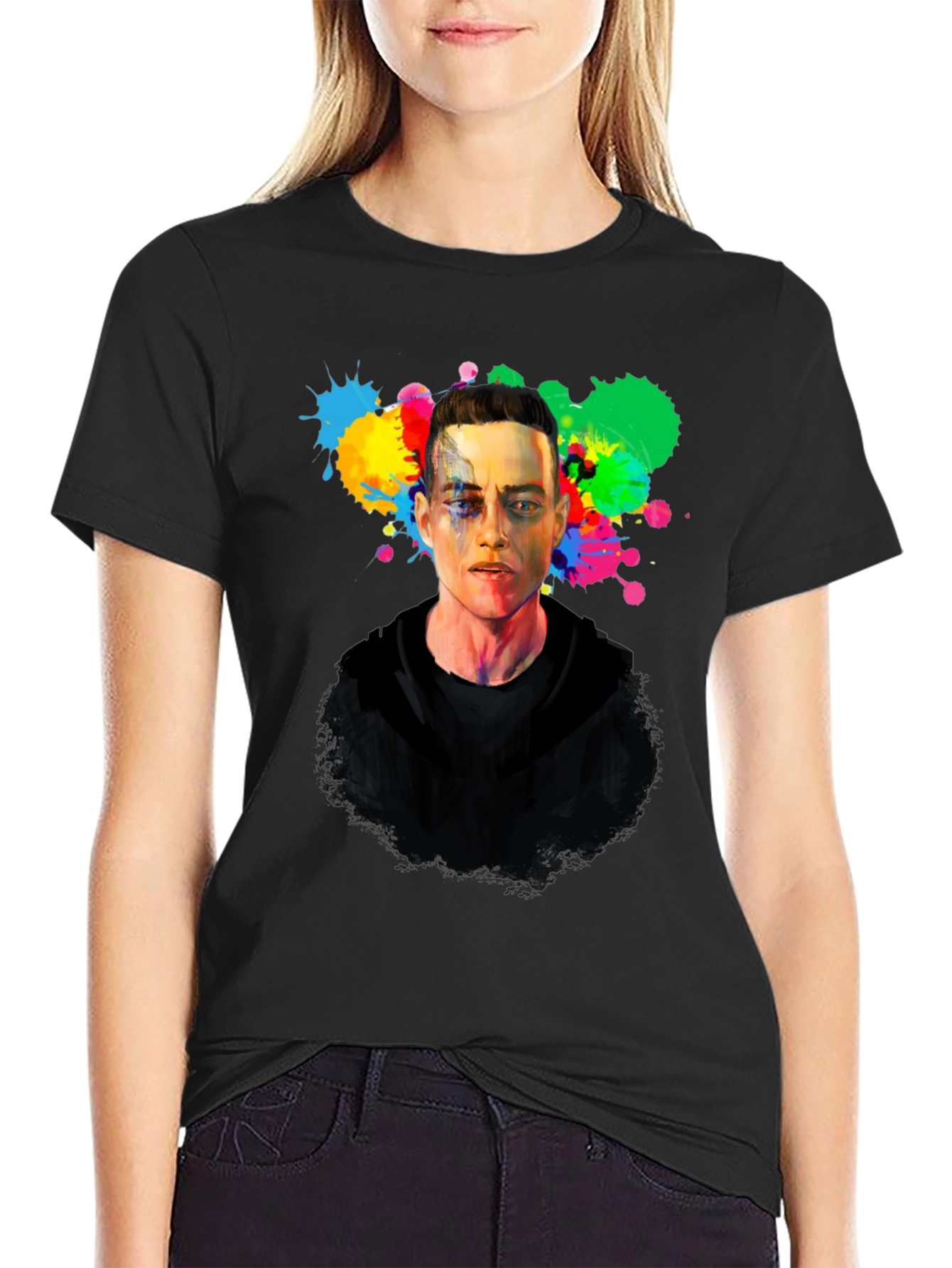 Rami Malek Graphic Tee - Mr. Robot Style