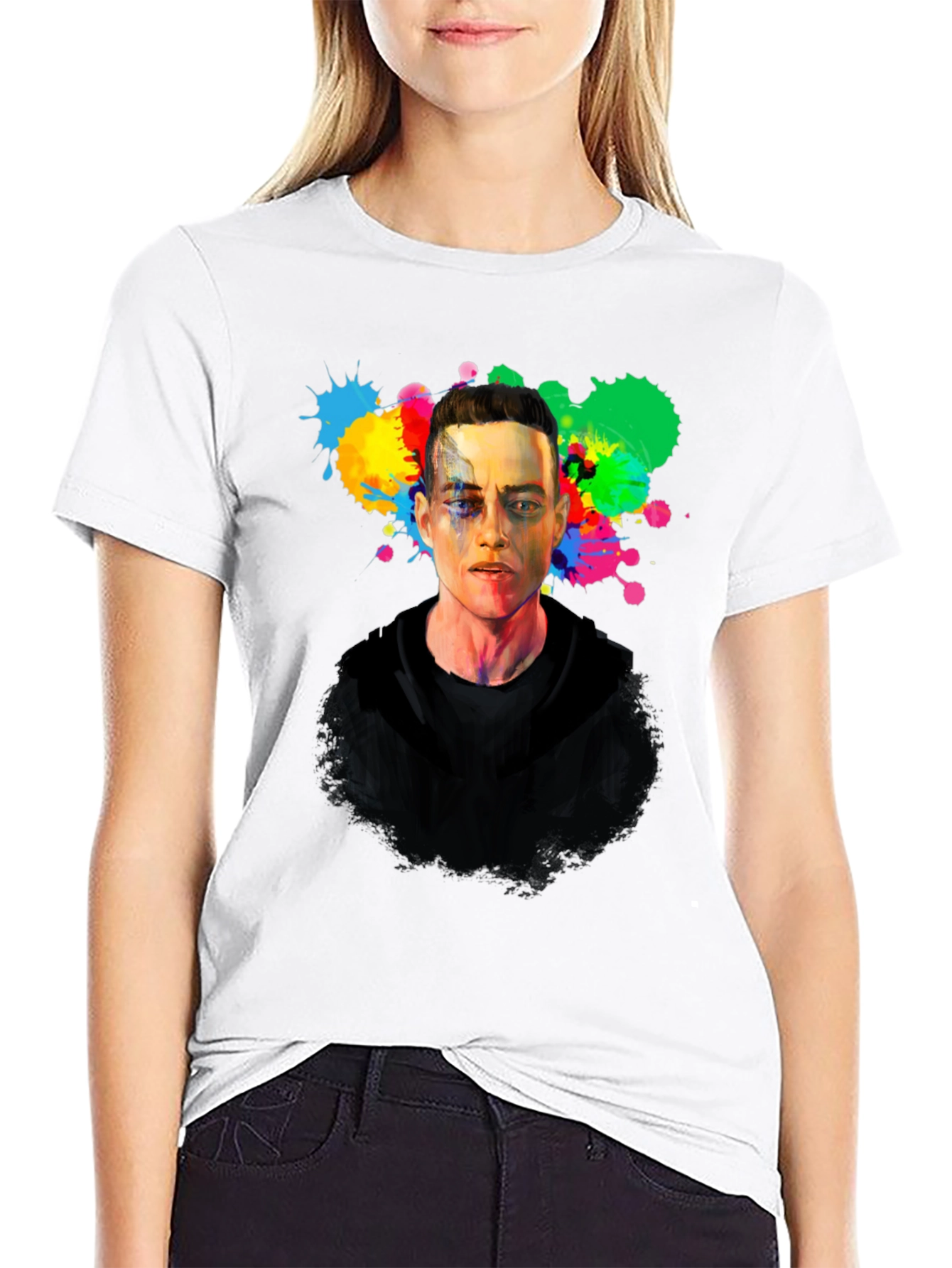 Rami Malek Graphic Tee - Mr. Robot Style