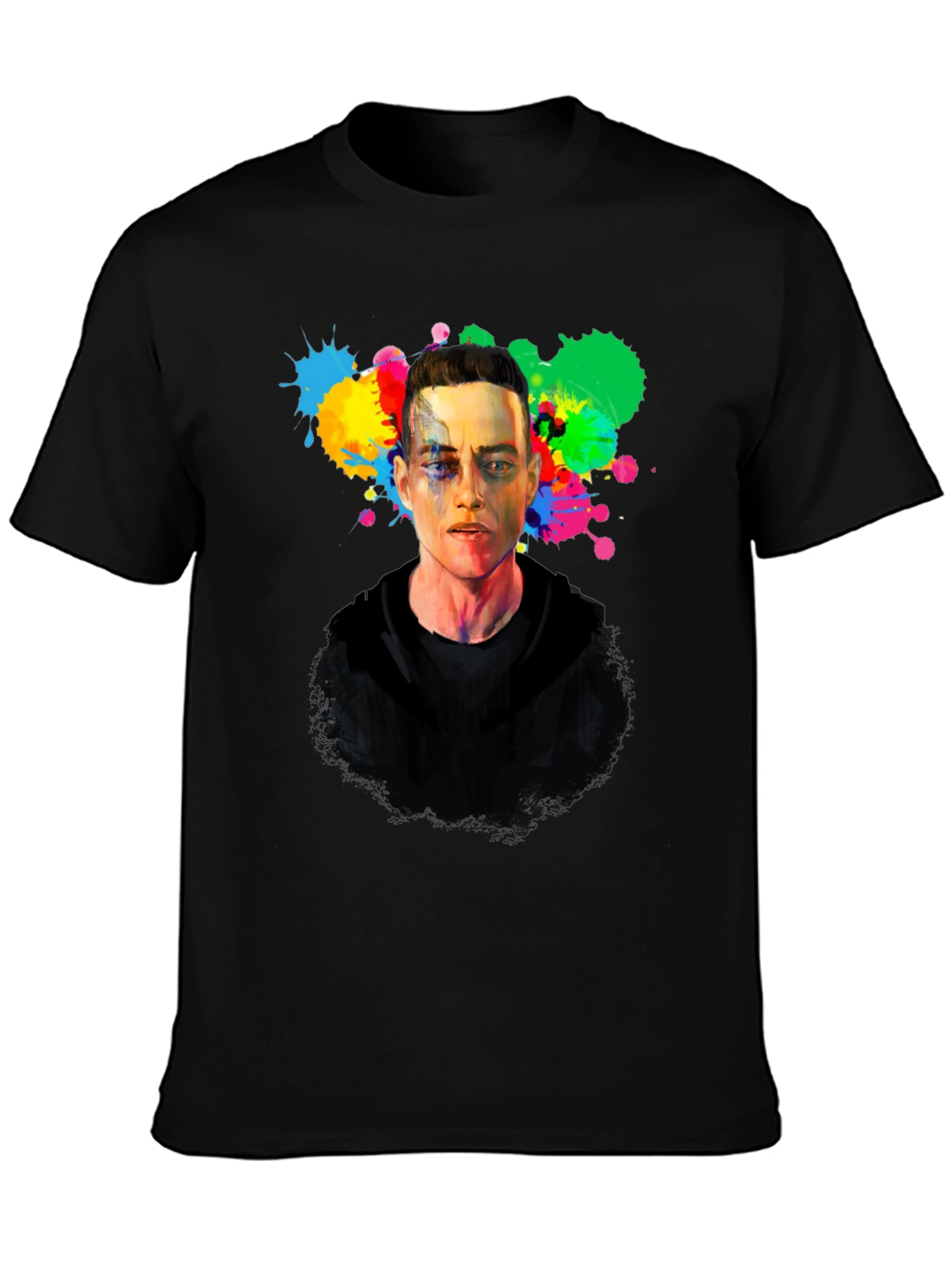 Rami Malek Graphic Tee - Mr. Robot Style