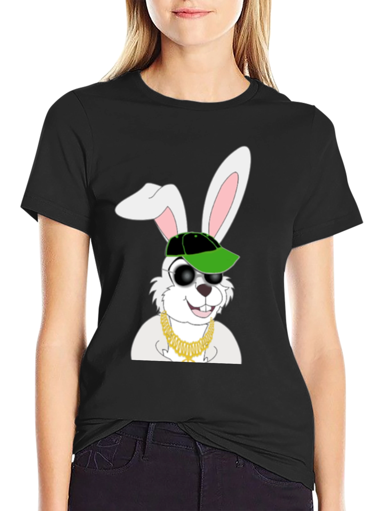 Cool Rabbit Graphic T-Shirt