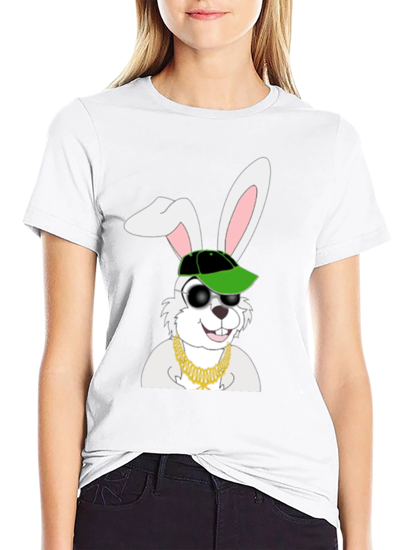 Cool Rabbit Graphic T-Shirt