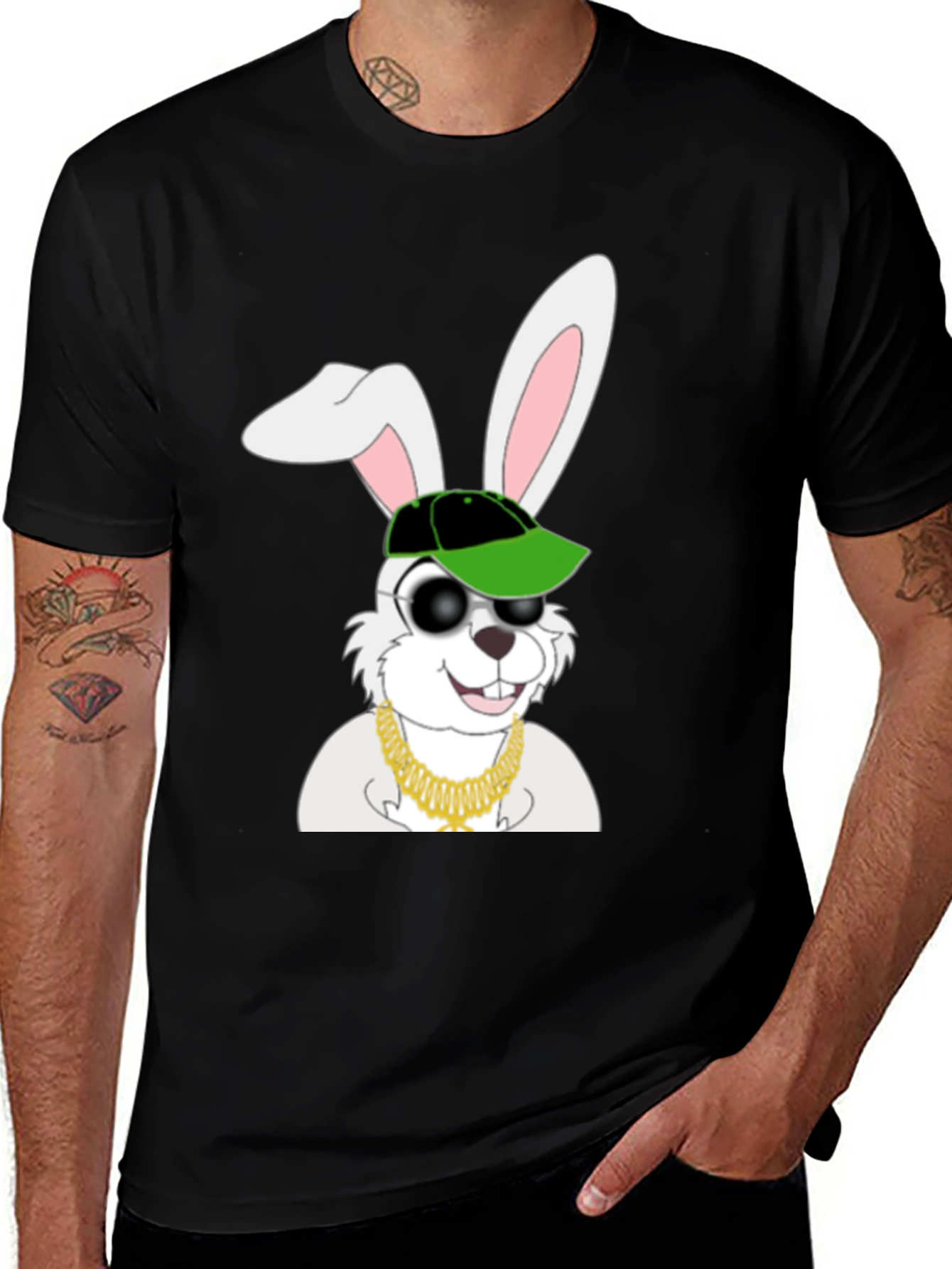 Cool Rabbit Graphic T-Shirt