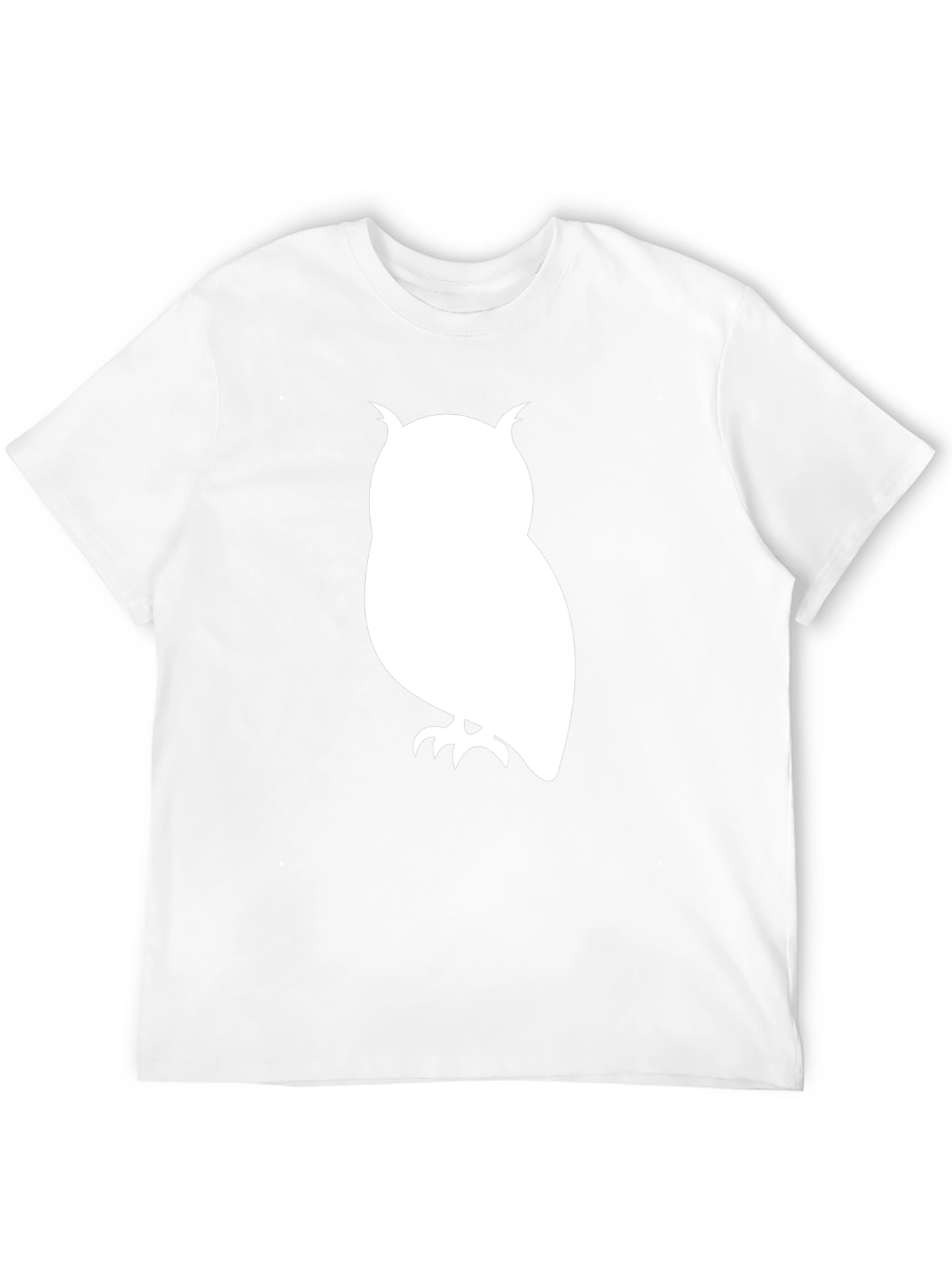 Owl Graphic Tee - Stylish Black Cotton T-Shirt