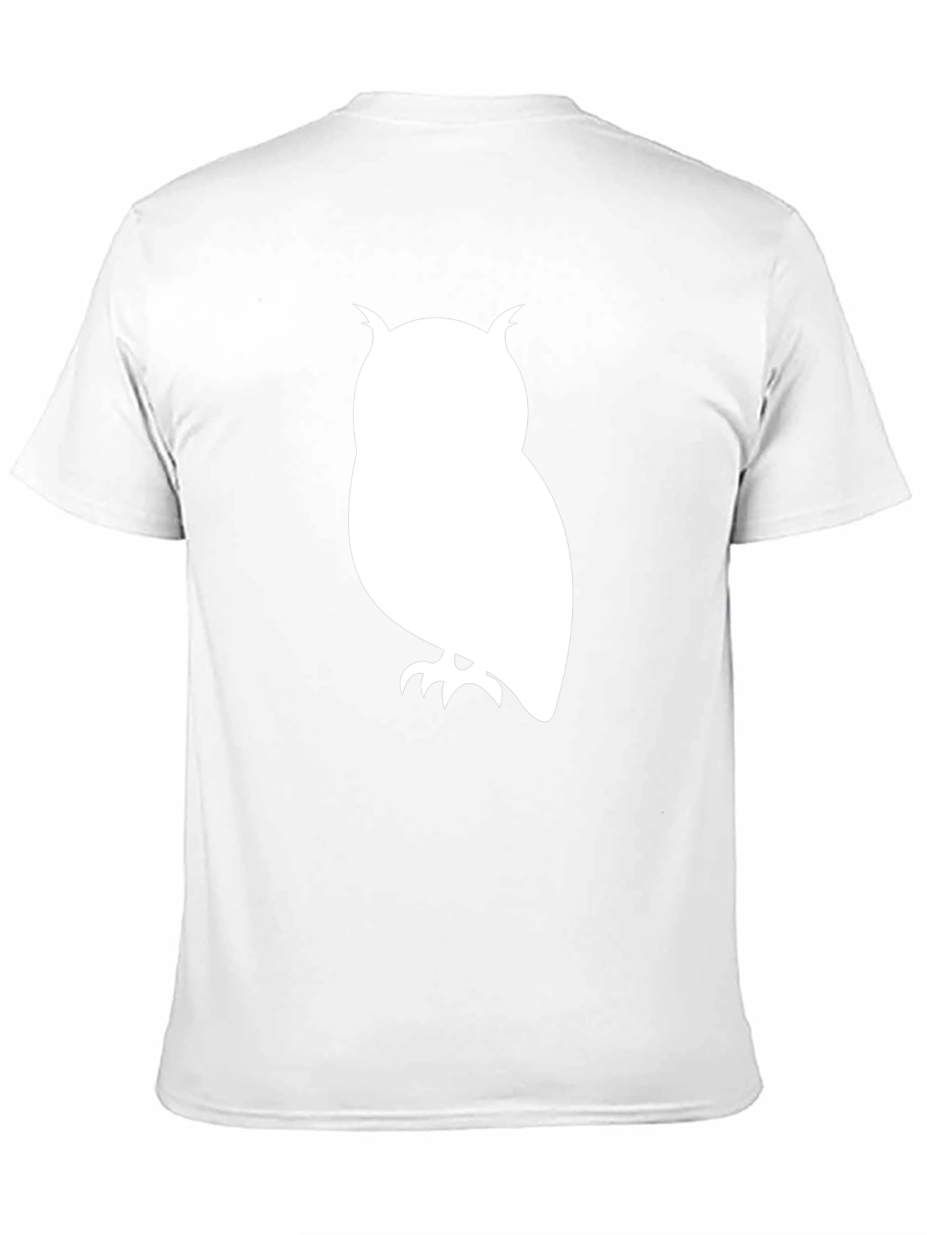 Owl Graphic Tee - Stylish Black Cotton T-Shirt