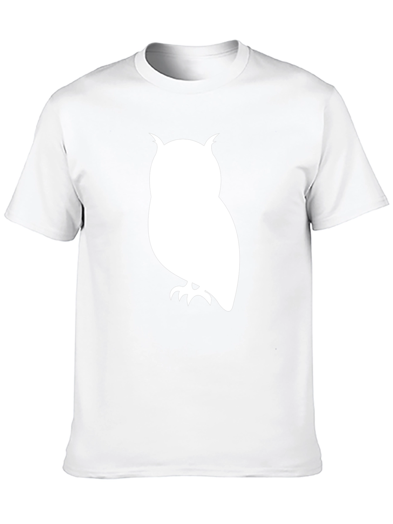 Owl Graphic Tee - Stylish Black Cotton T-Shirt
