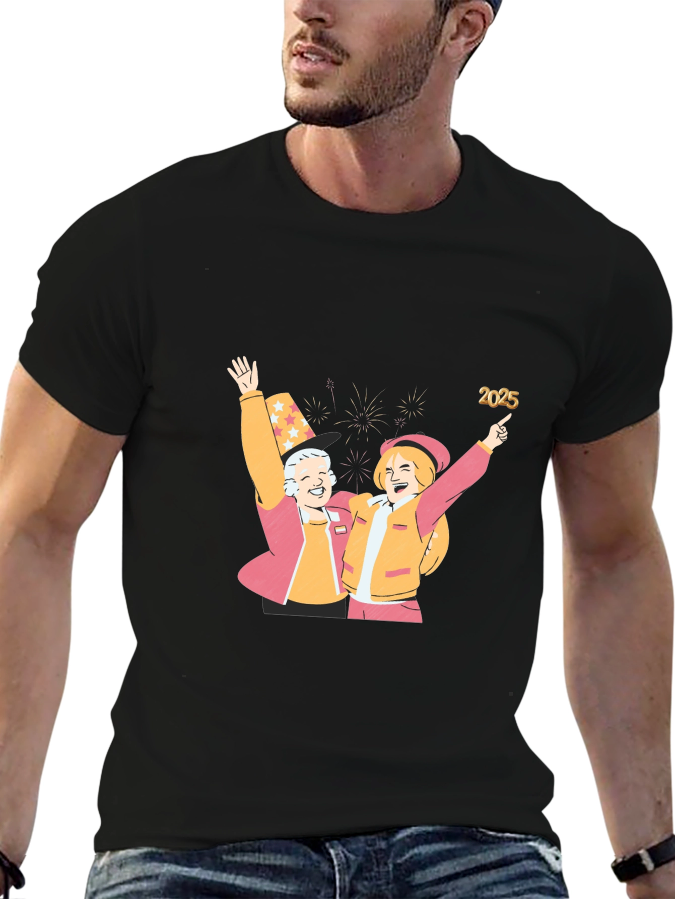 New Year 2025 Graphic Tee
