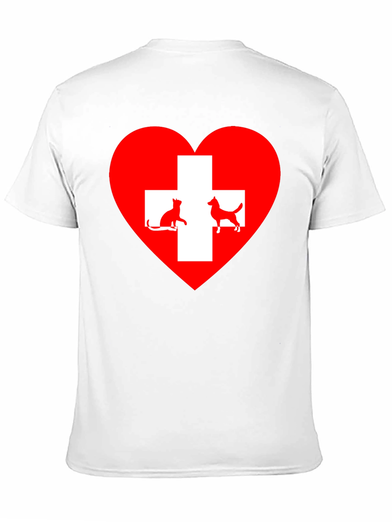 Heart Cat & Dog Lover T-Shirt