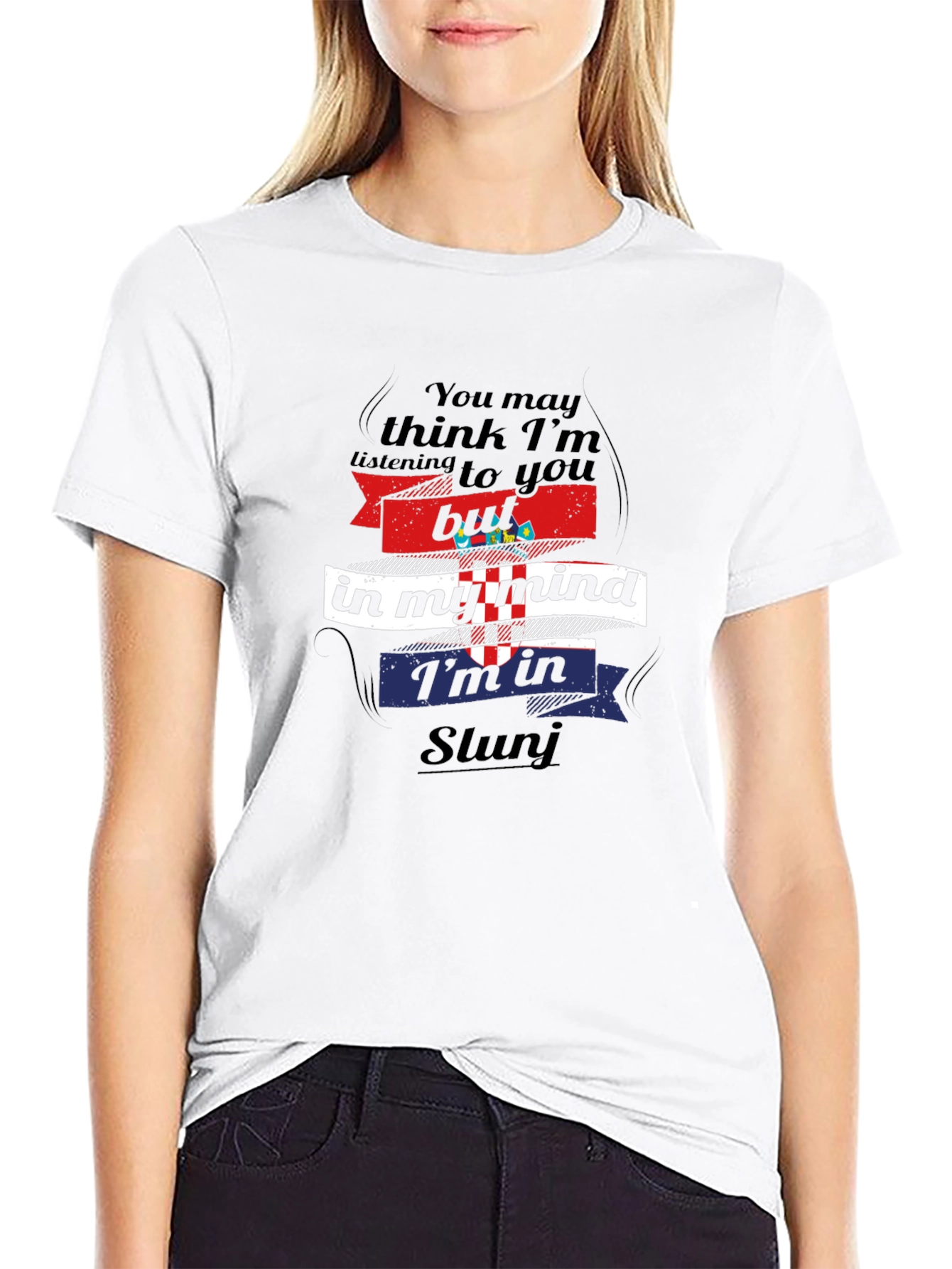 Slunj Croatia Mind T-Shirt - Humorous Croatian Pride
