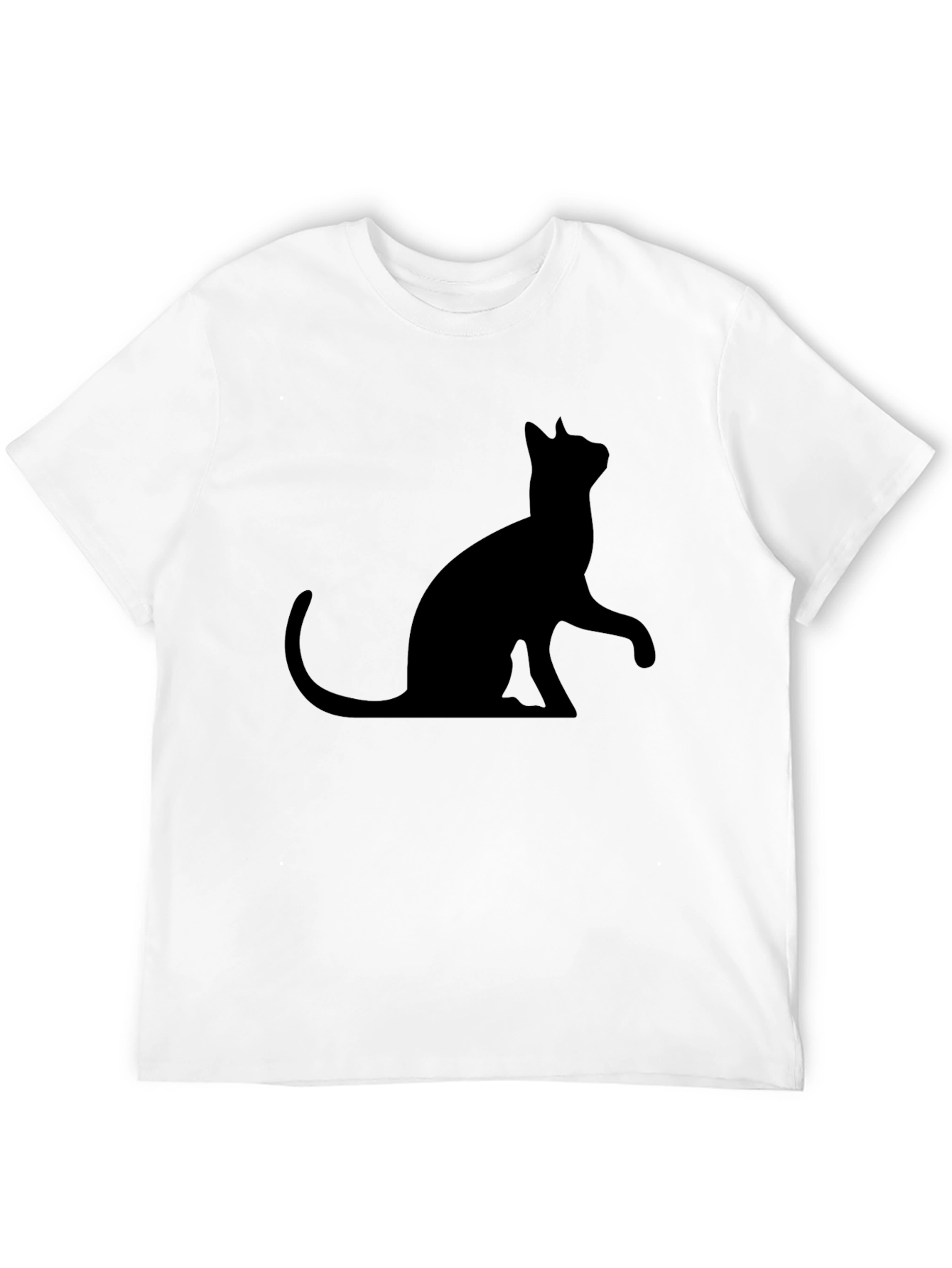 Black Cat Silhouette T-Shirt