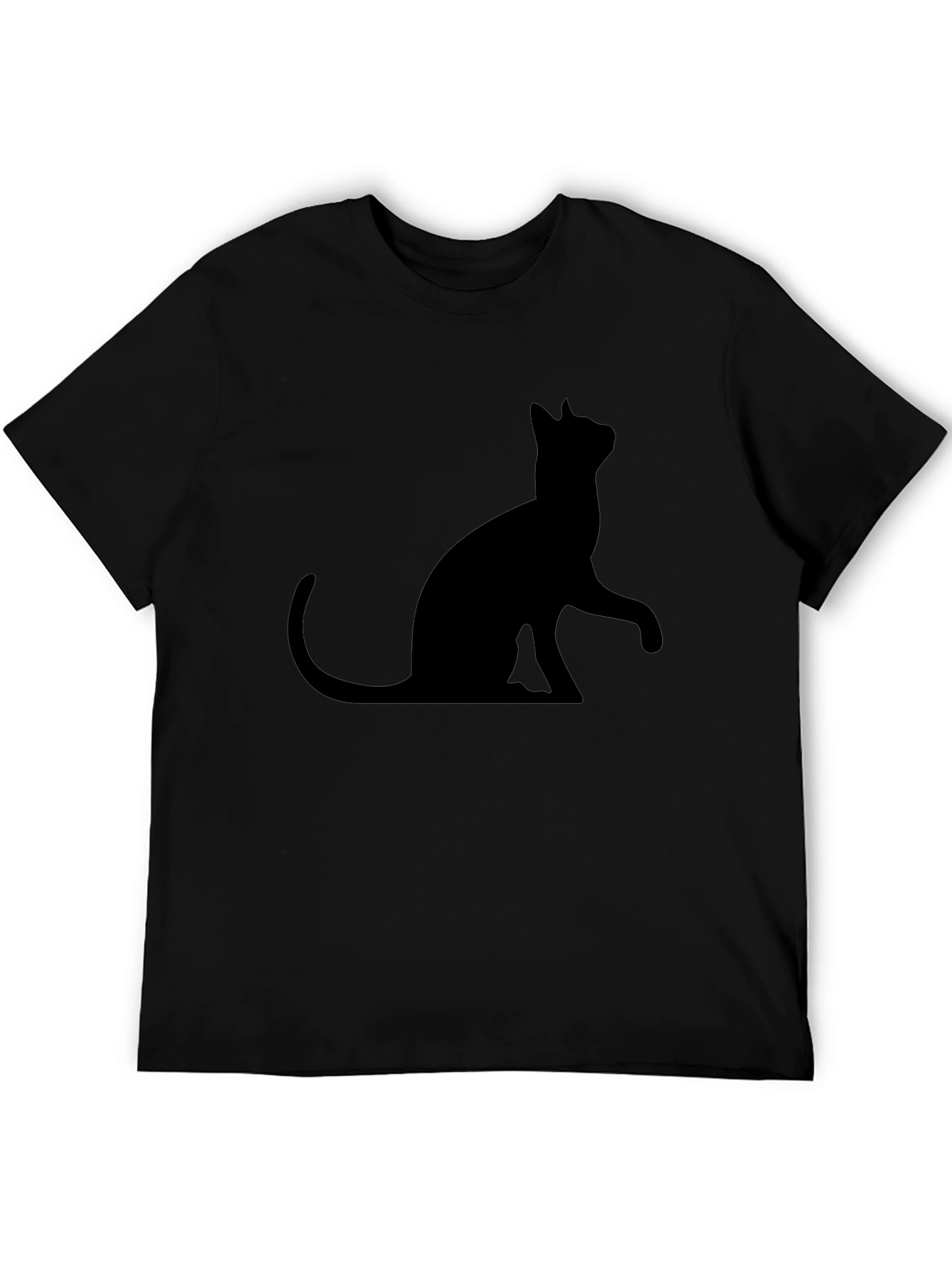 Black Cat Silhouette T-Shirt