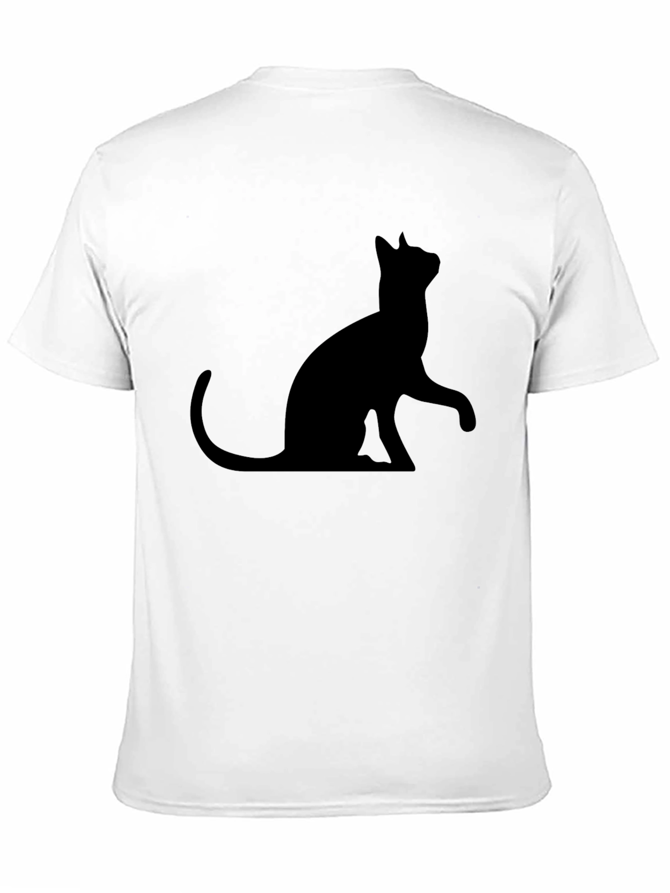 Black Cat Silhouette T-Shirt