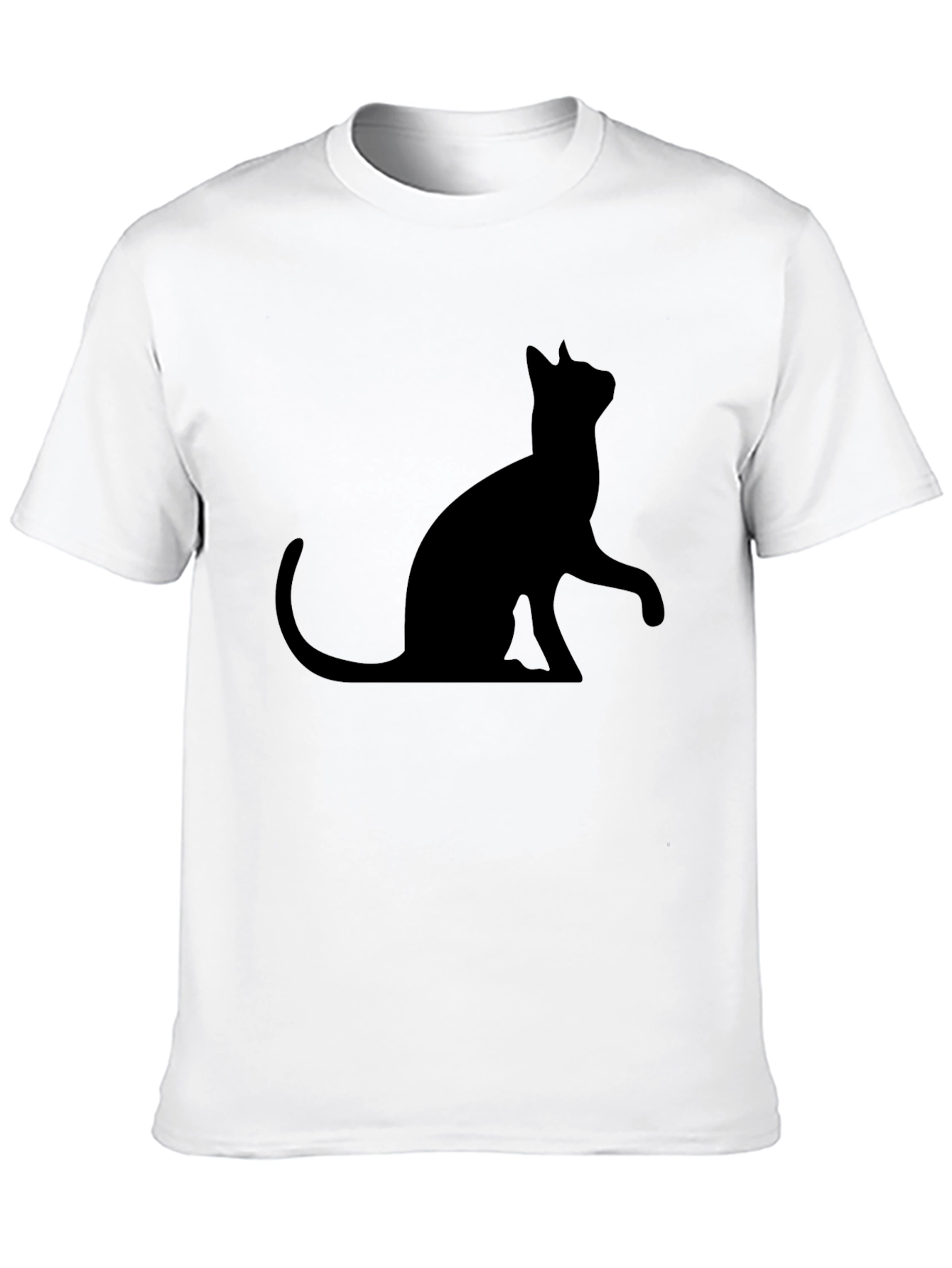 Black Cat Silhouette T-Shirt