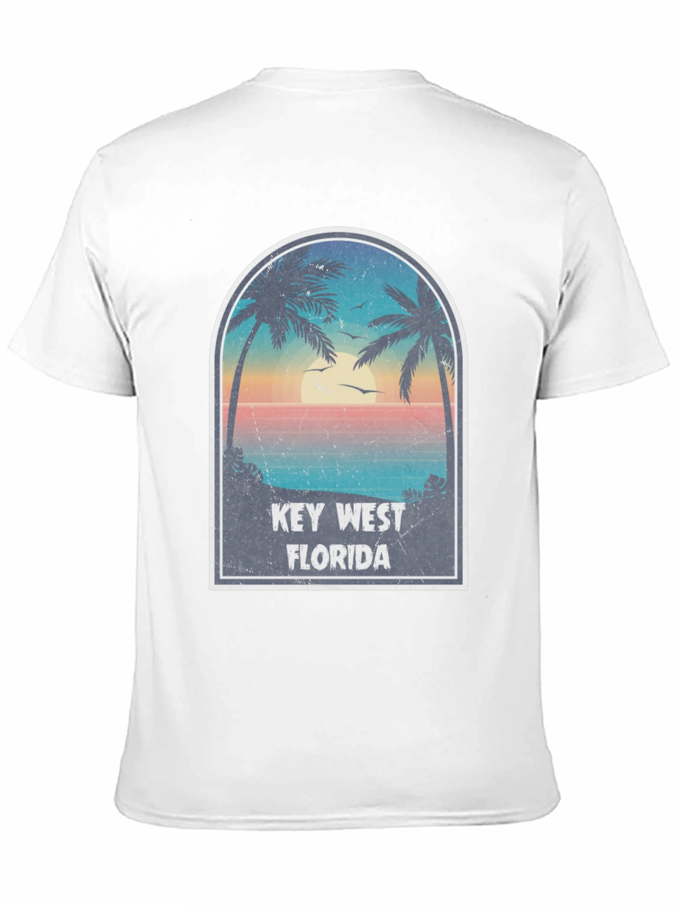 Key West Florida Retro Graphic T-Shirt