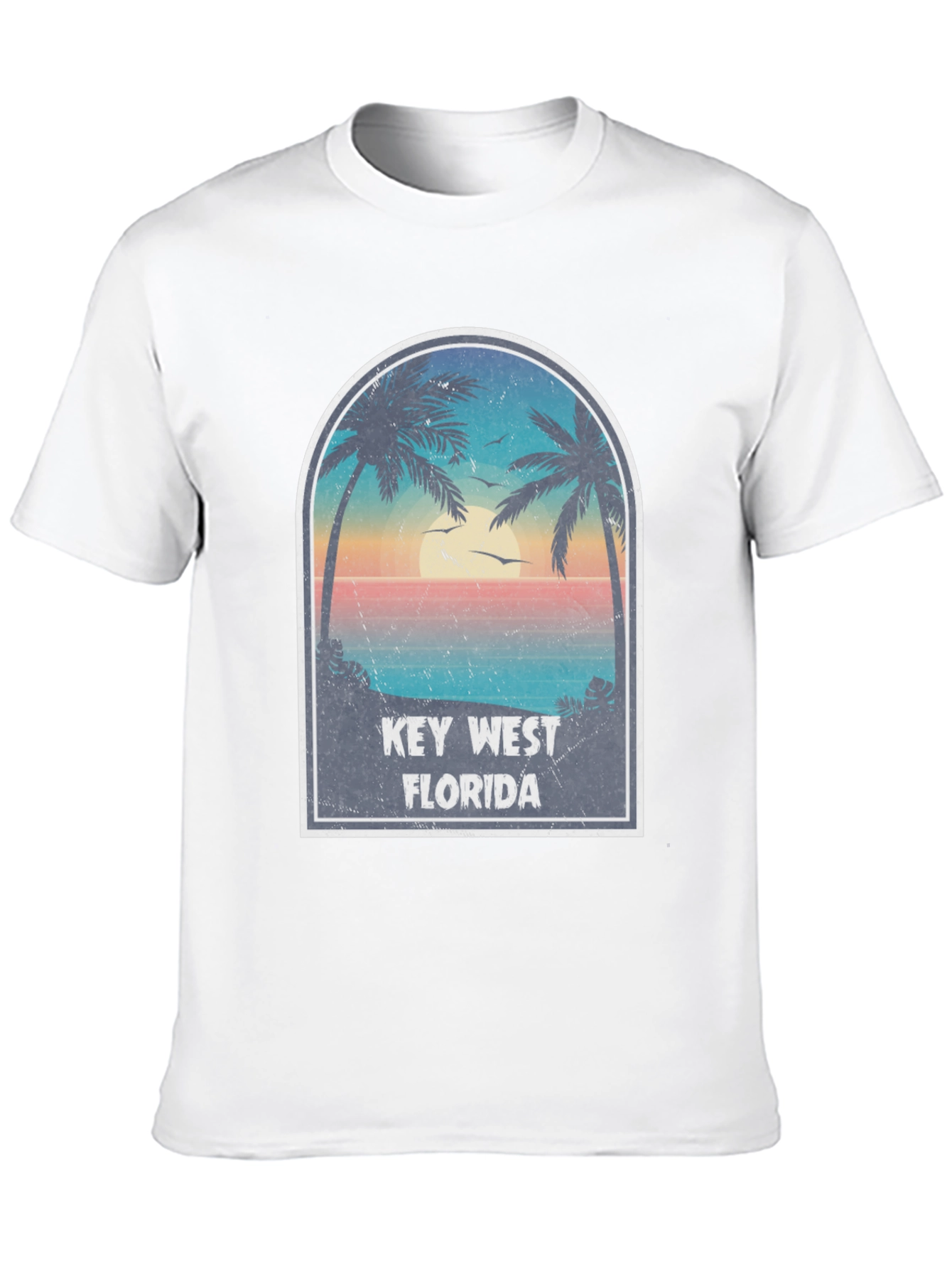 Key West Florida Retro Graphic T-Shirt