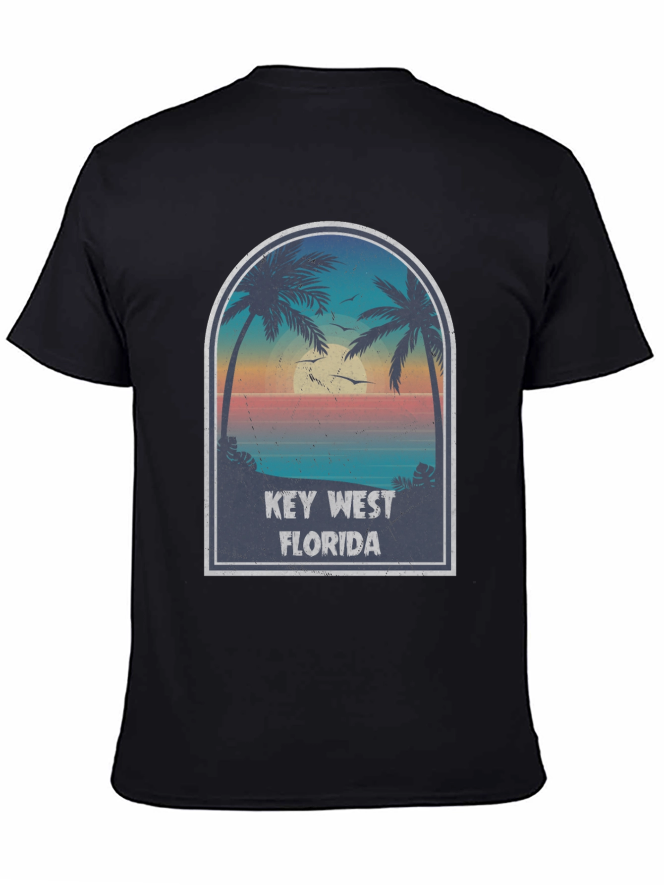 Key West Florida Retro Graphic T-Shirt