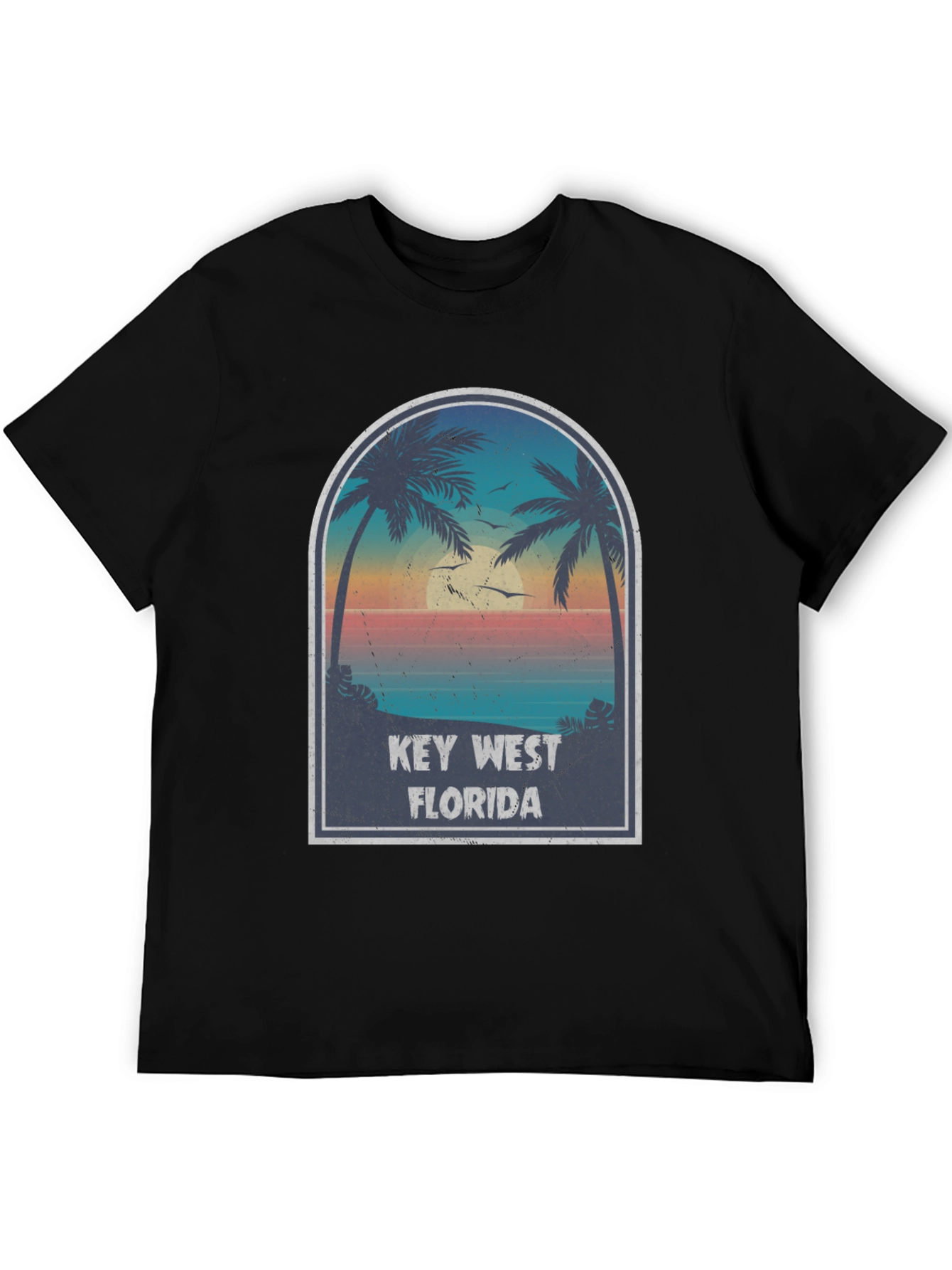 Key West Florida Retro Graphic T-Shirt