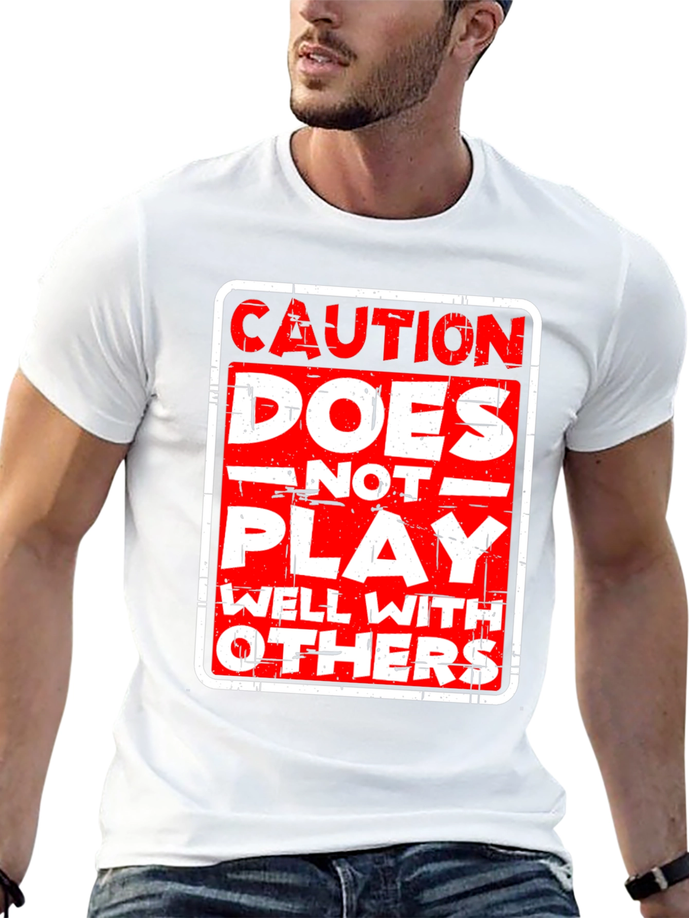 Caution: Does Not Play Well With Others T-Shirt