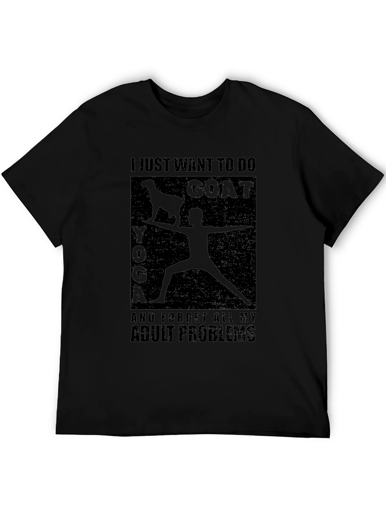 Goat Yoga T-Shirt - Adult Problems Tee