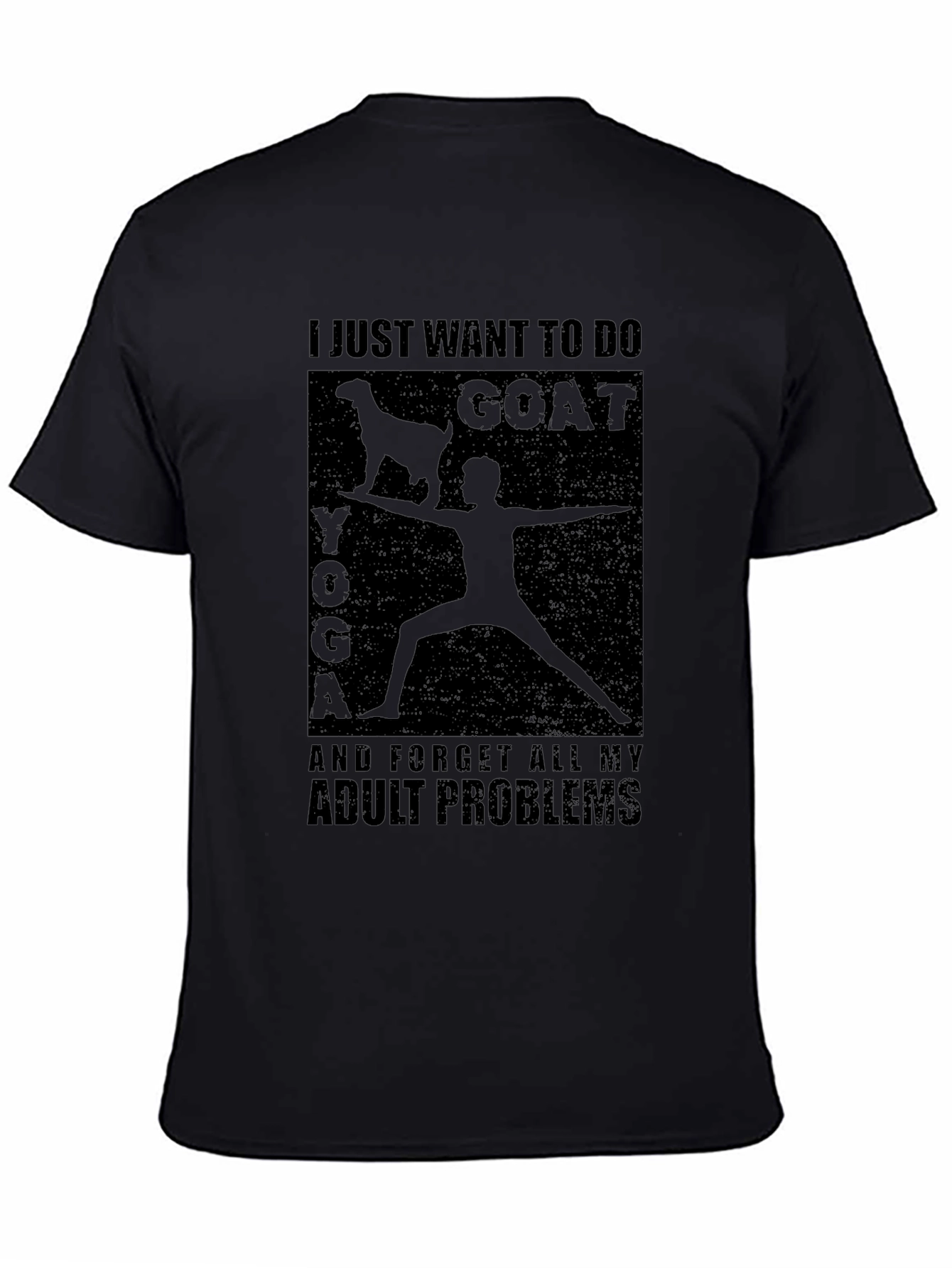 Goat Yoga T-Shirt - Adult Problems Tee