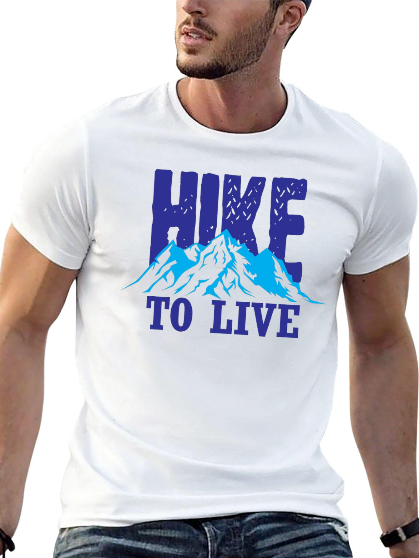 Hike to Live Graphic Tee - Adventure Awaits!