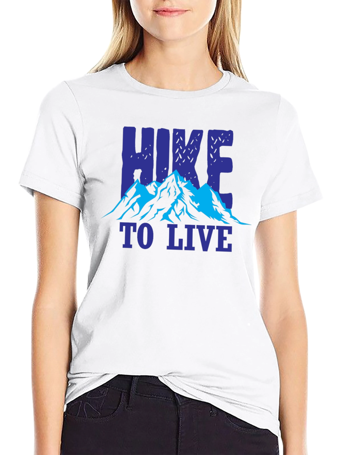 Hike to Live Graphic Tee - Adventure Awaits!
