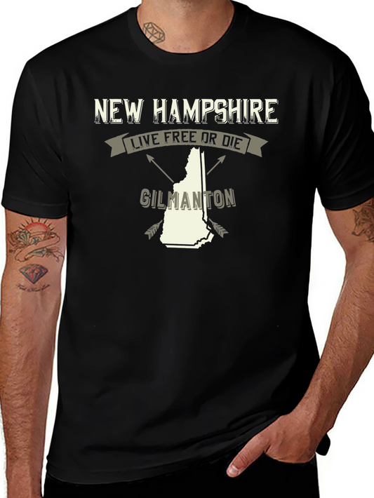 New Hampshire Gilmanton T-Shirt - Live Free