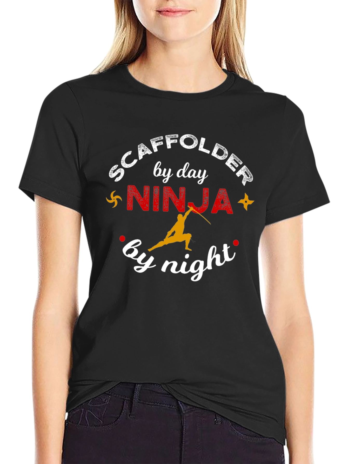 Scaffolder by Day Ninja by Night Graphic T-Shirt