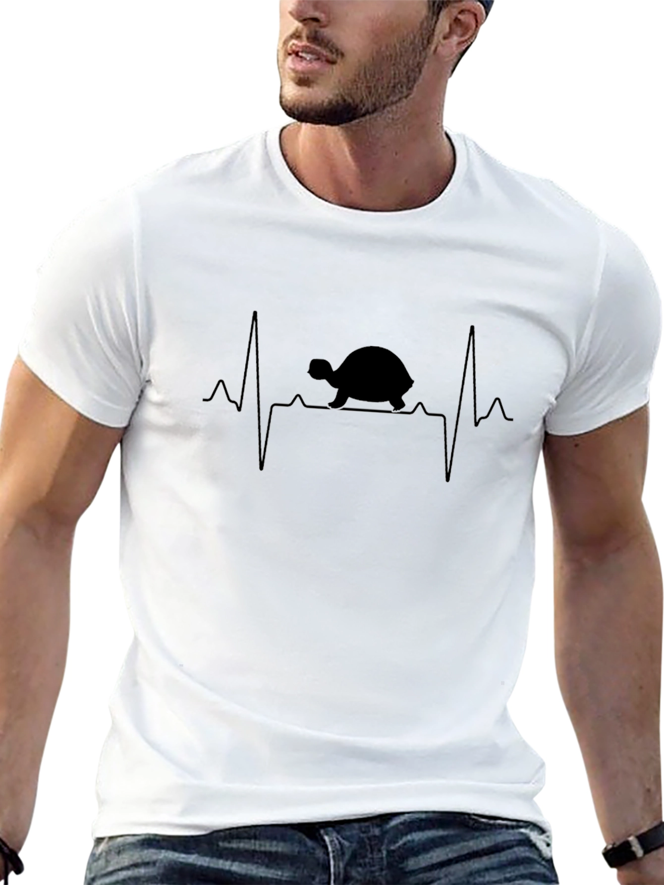 Turtle Heartbeat T-Shirt - Slow & Steady Wins!