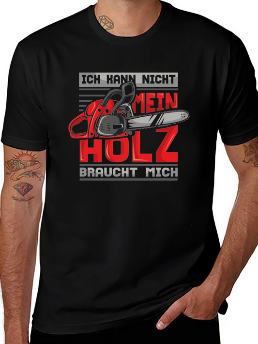 Funny Chainsaw Woodcutter T-Shirt