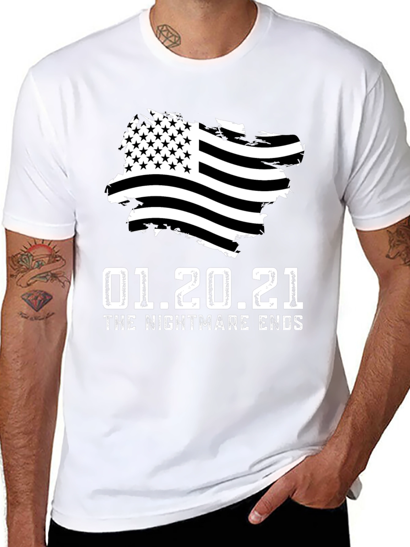01.20.21 The Nightmare Ends T-Shirt