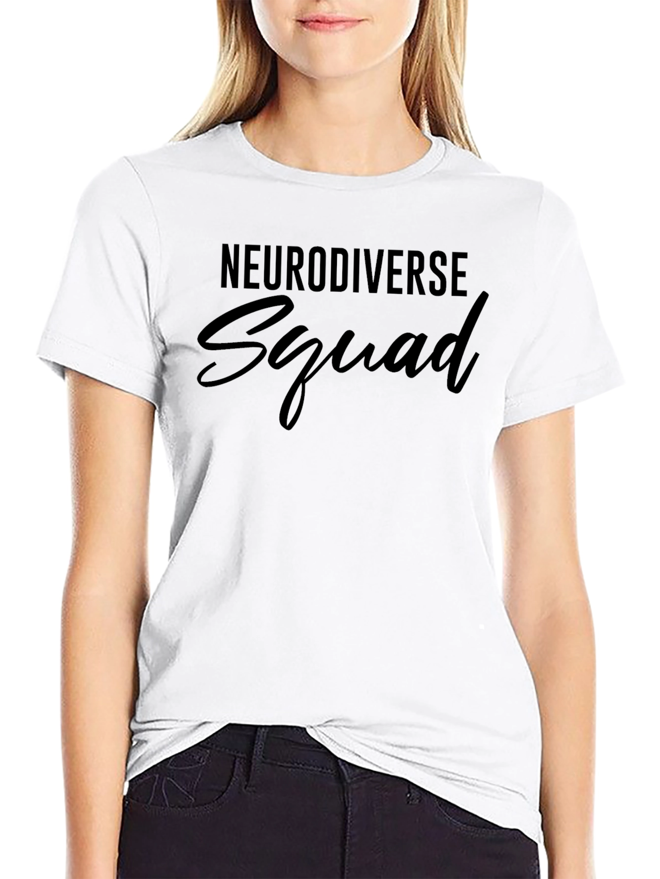 Neurodiverse Squad Graphic Tee - Black
