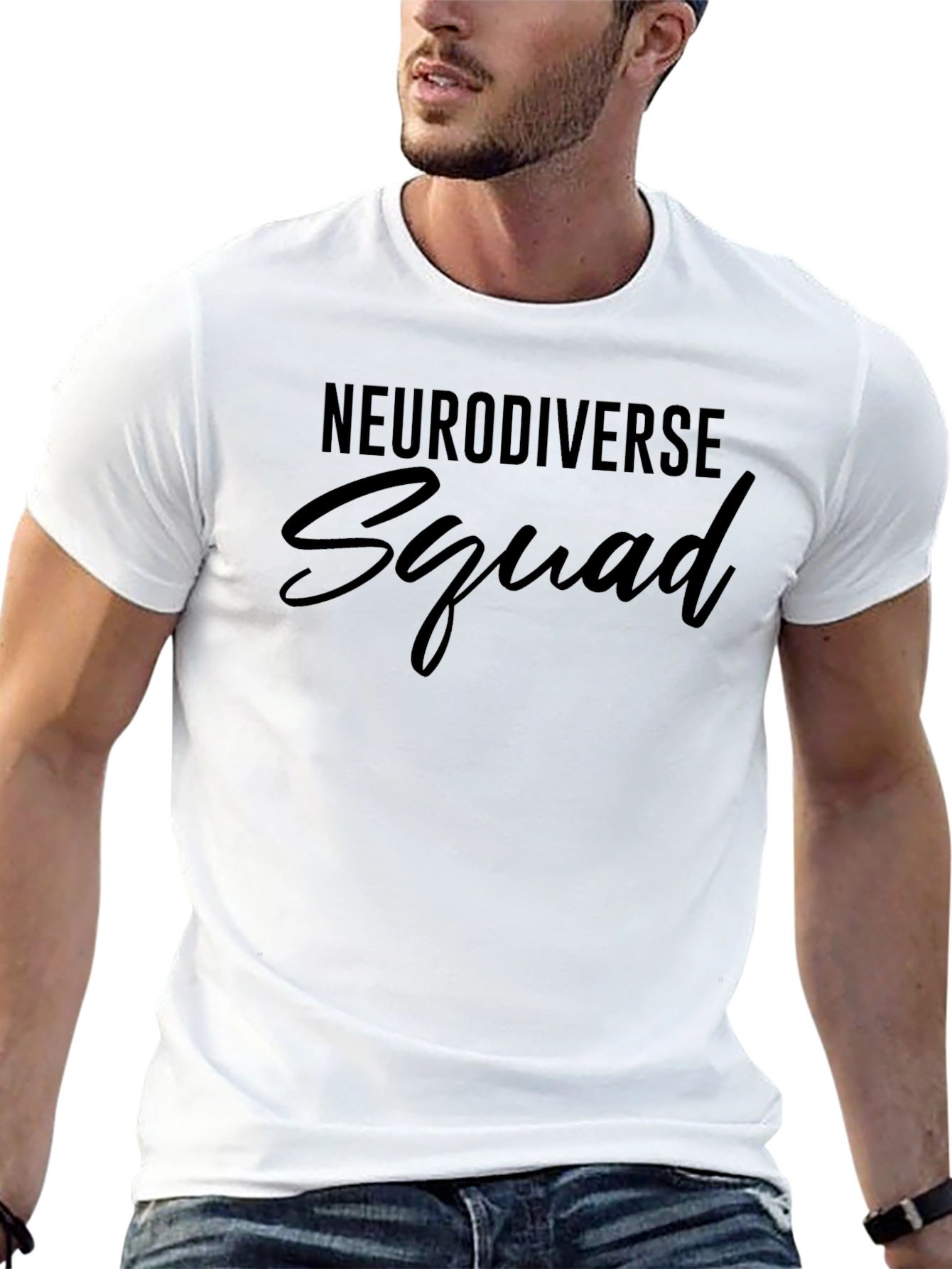 Neurodiverse Squad Graphic Tee - Black