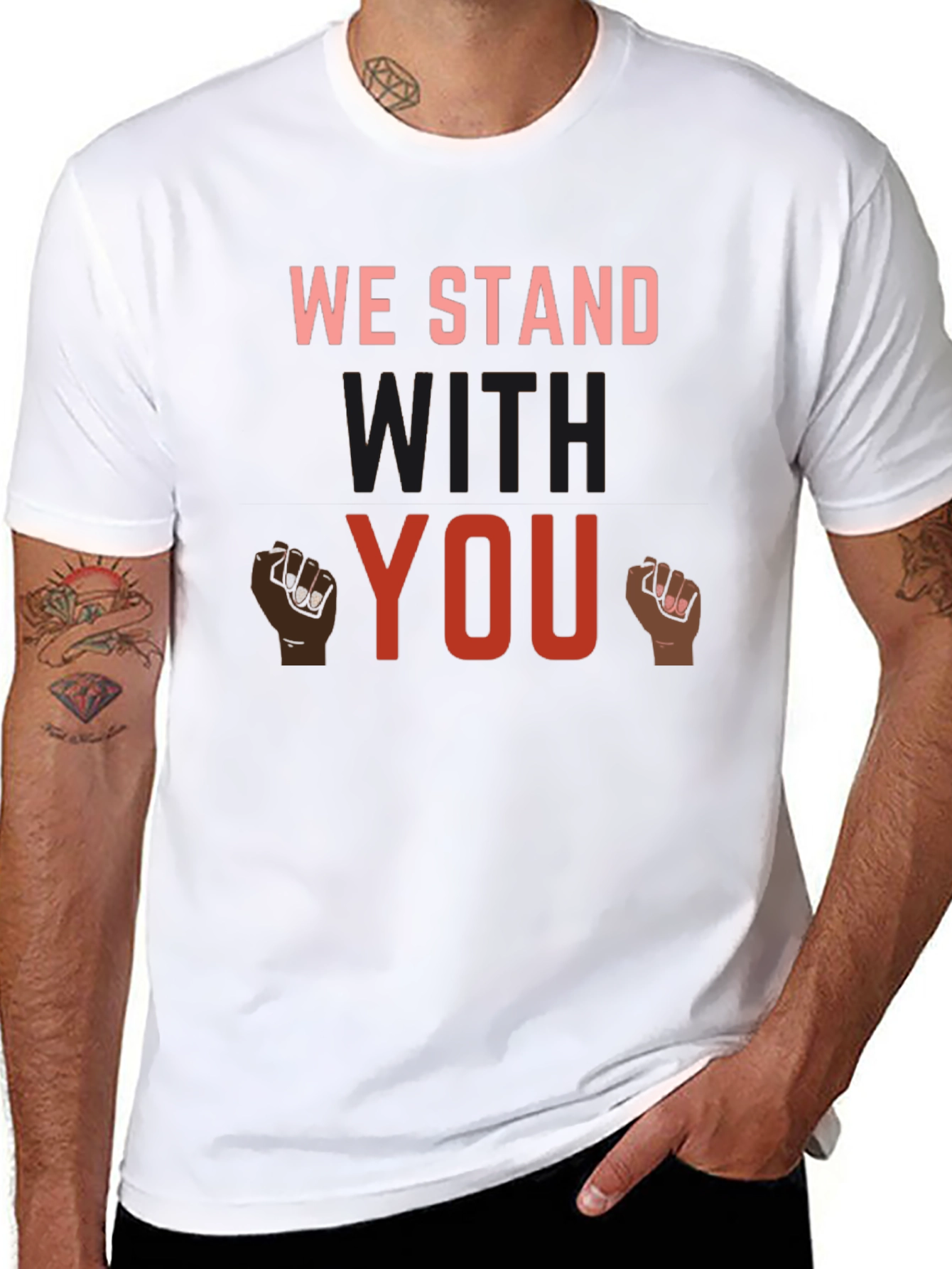 We Stand With You Graphic T-Shirt