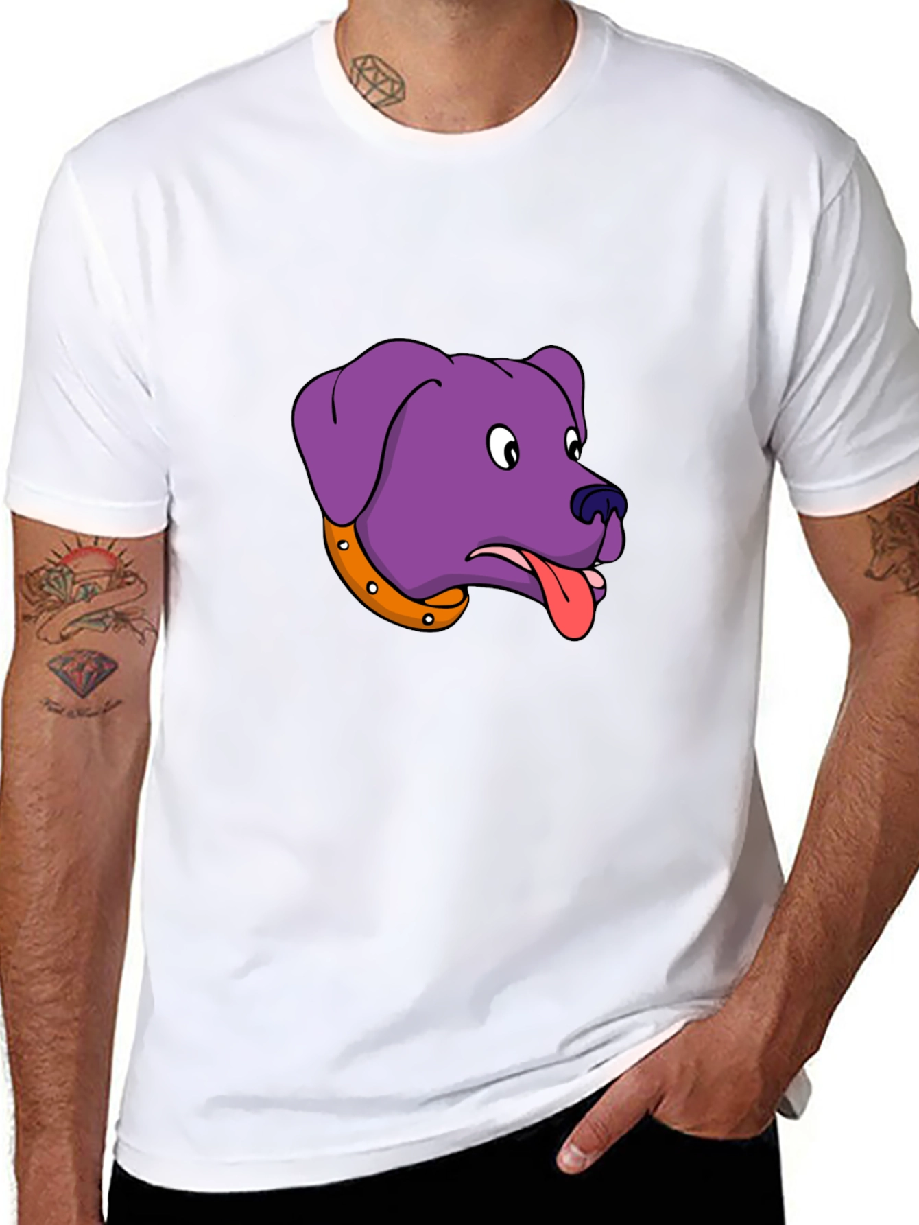Cartoon Dog Graphic Tee