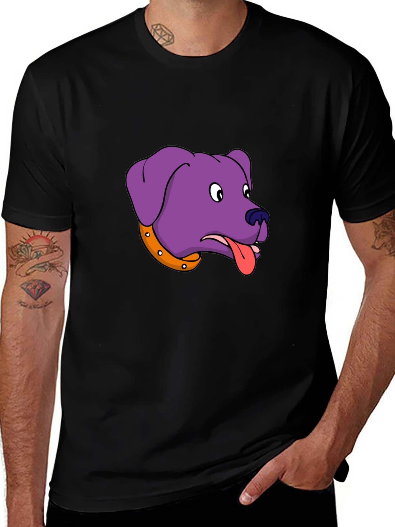 Cartoon Dog Graphic Tee