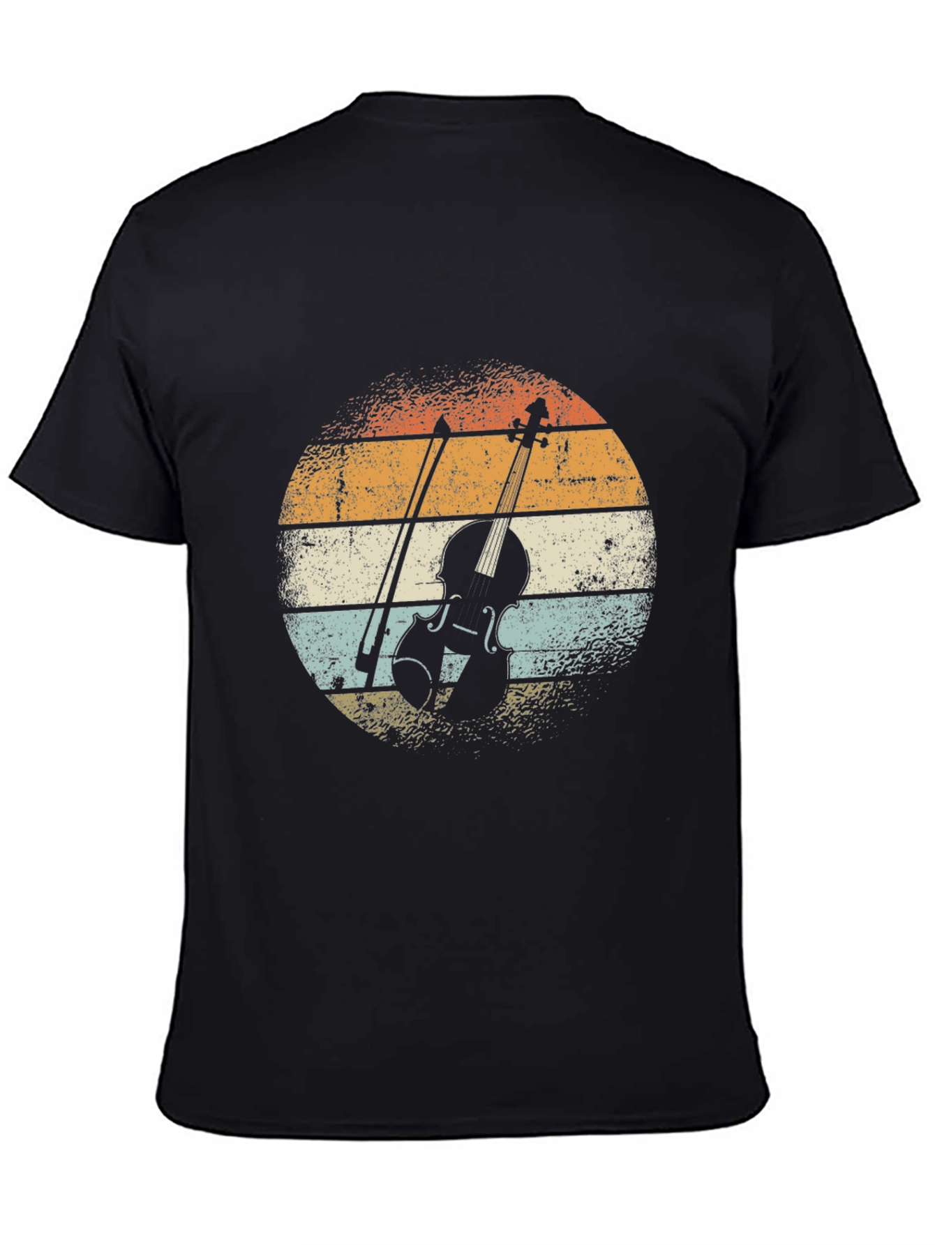 Retro Violin T-Shirt - Musician Apparel