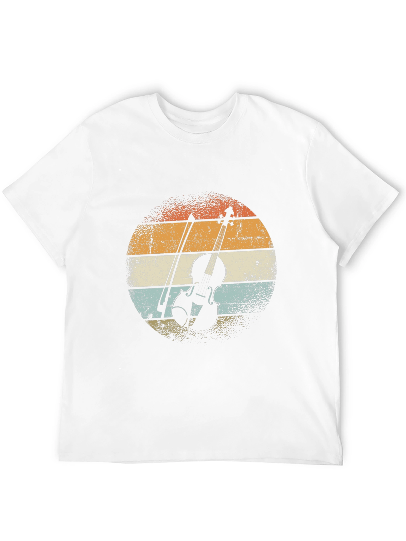 Retro Violin T-Shirt - Musician Apparel