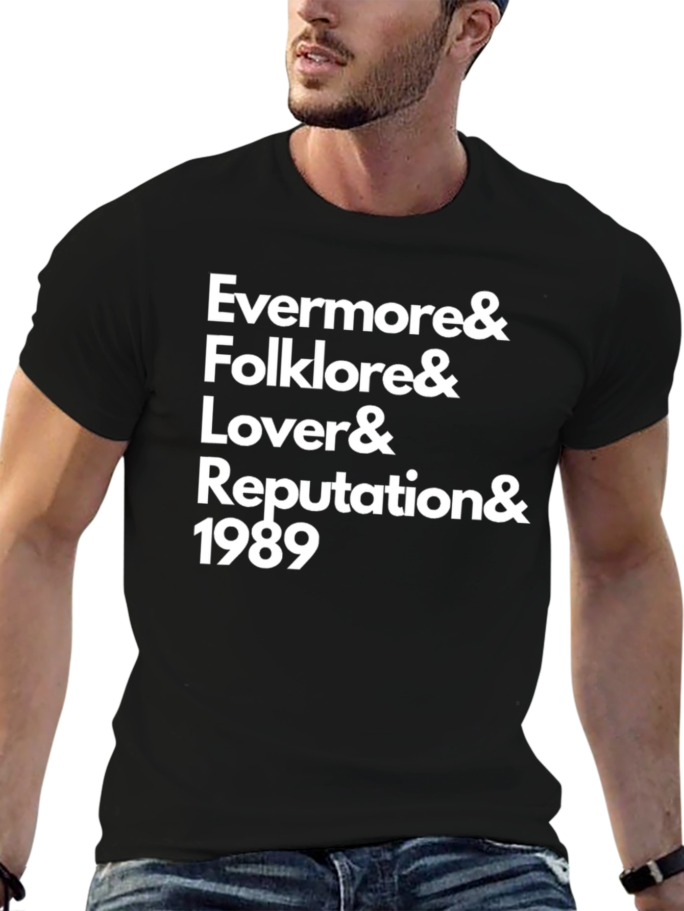 Taylor Swift Albums Graphic Tee - Black