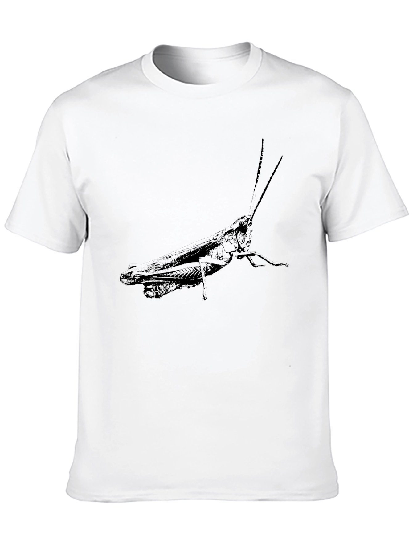 Grasshopper Graphic Print Black Tee
