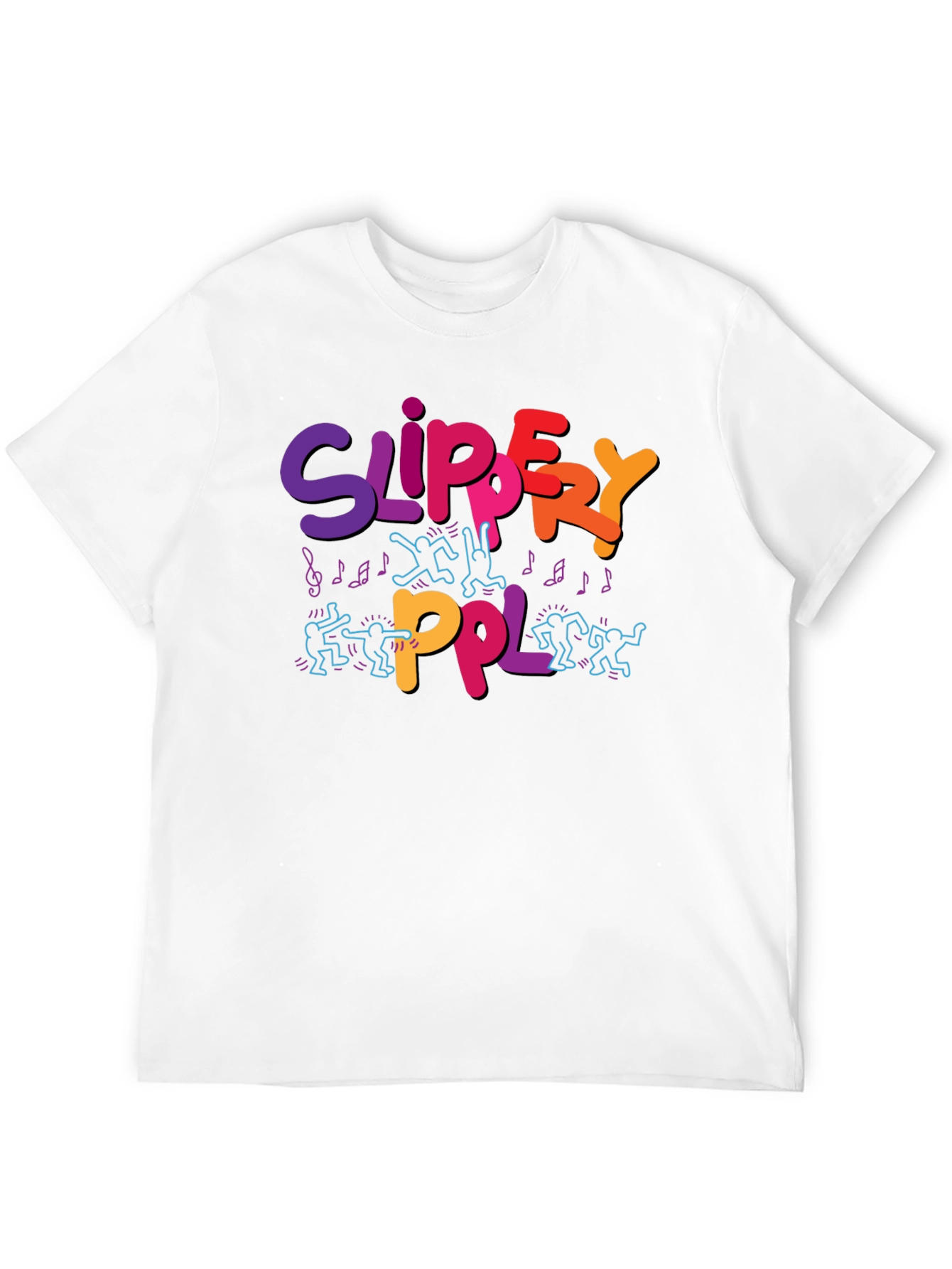 Slippery PPL Graphic T-Shirt - Black