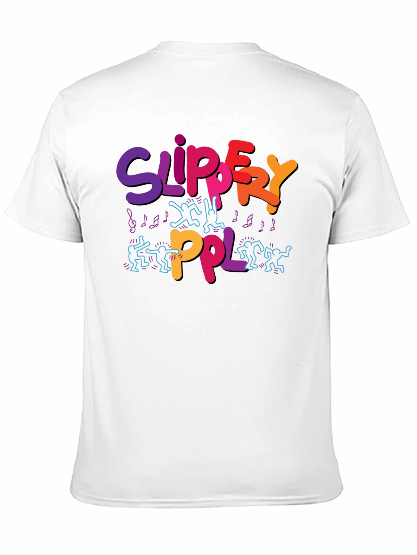 Slippery PPL Graphic T-Shirt - Black